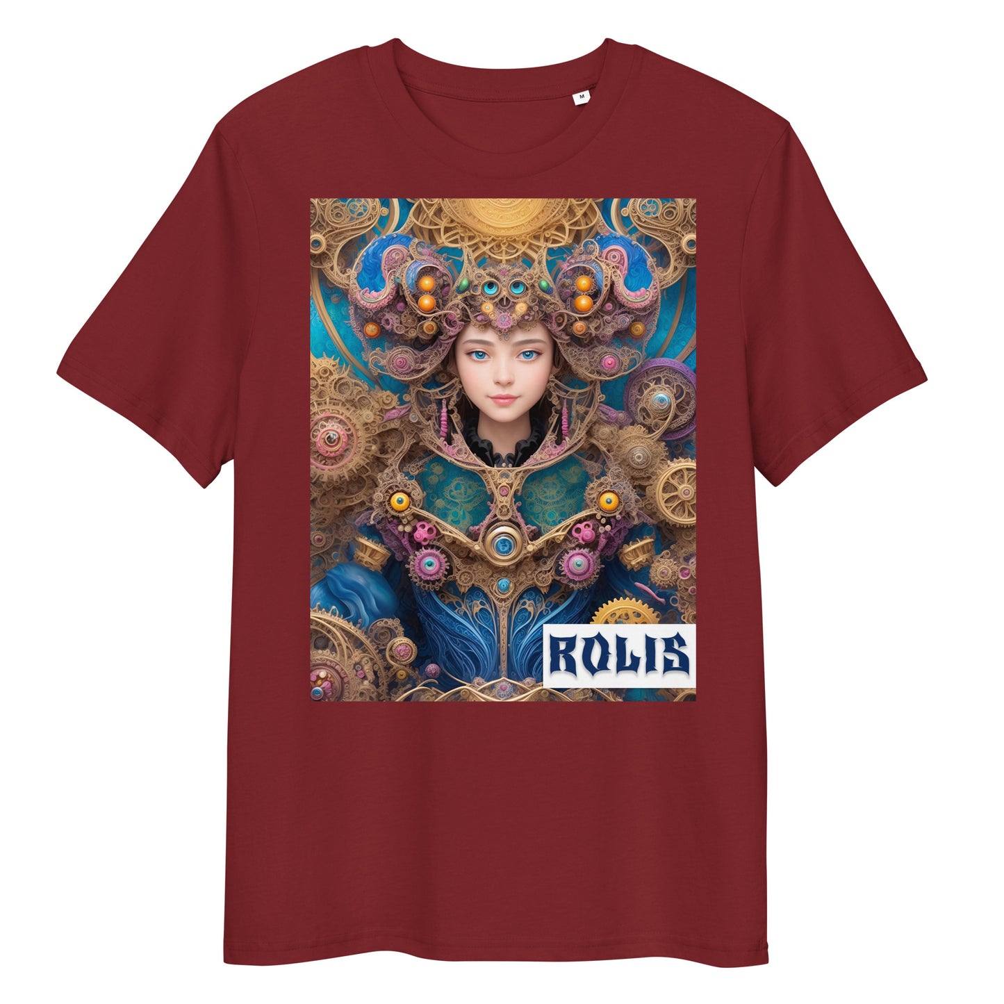 Unisex organic cotton t-shirt. Collection - ROLIS, Design - ANDRBEL STUDIO