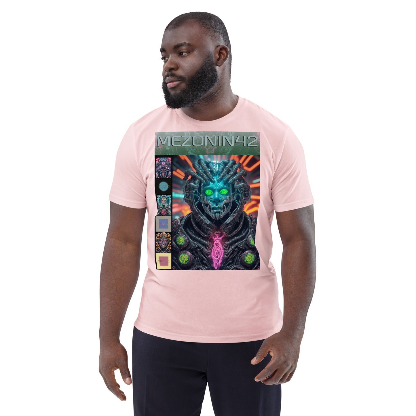 Unisex organic cotton t-shirt. Collection - MEZONIN 42, Design - ANDRBEL STUDIO