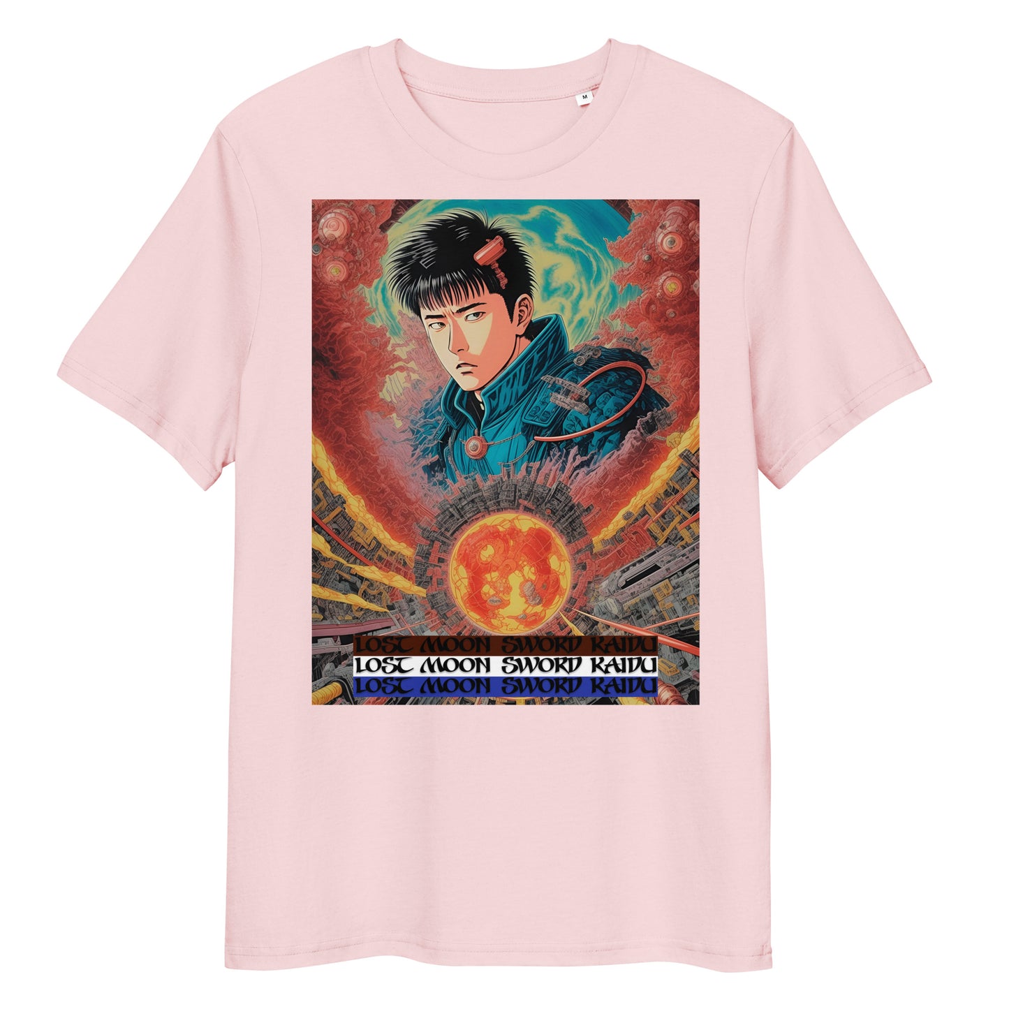 Unisex organic cotton t-shirt. Collection - Lost Moon Sword Kaidu, Design - ANDRBEL STUDIO