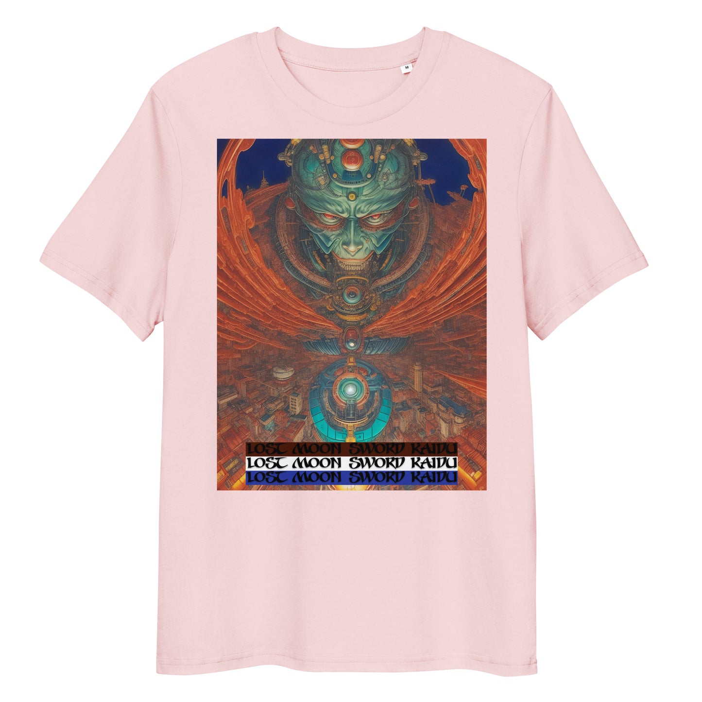 Unisex organic cotton t-shirt. Collection - Lost Moon Sword Kaidu, Design - ANDRBEL STUDIO