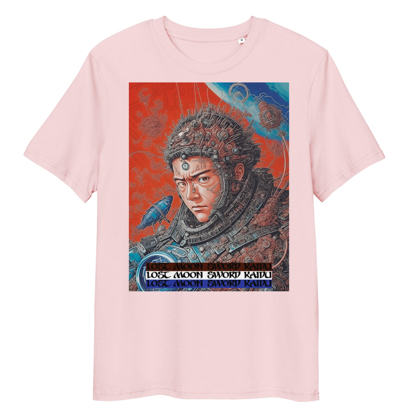 Unisex organic cotton t-shirt. Collection - Lost Moon Sword Kaidu, Design - ANDRBEL STUDIO