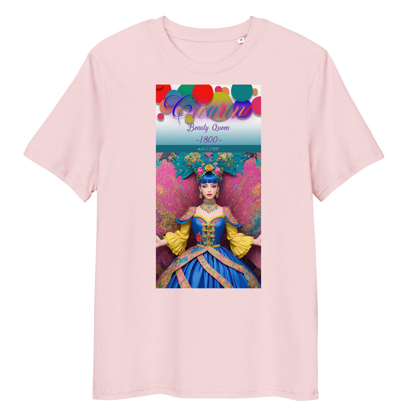 Unisex organic cotton t-shirt. Collection - Cicarini, Design - ANDRBEL STUDIO