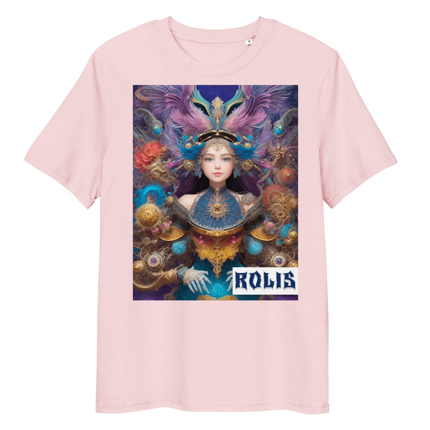 Unisex organic cotton t-shirt. Collection - ROLIS, Design - ANDRBEL STUDIO