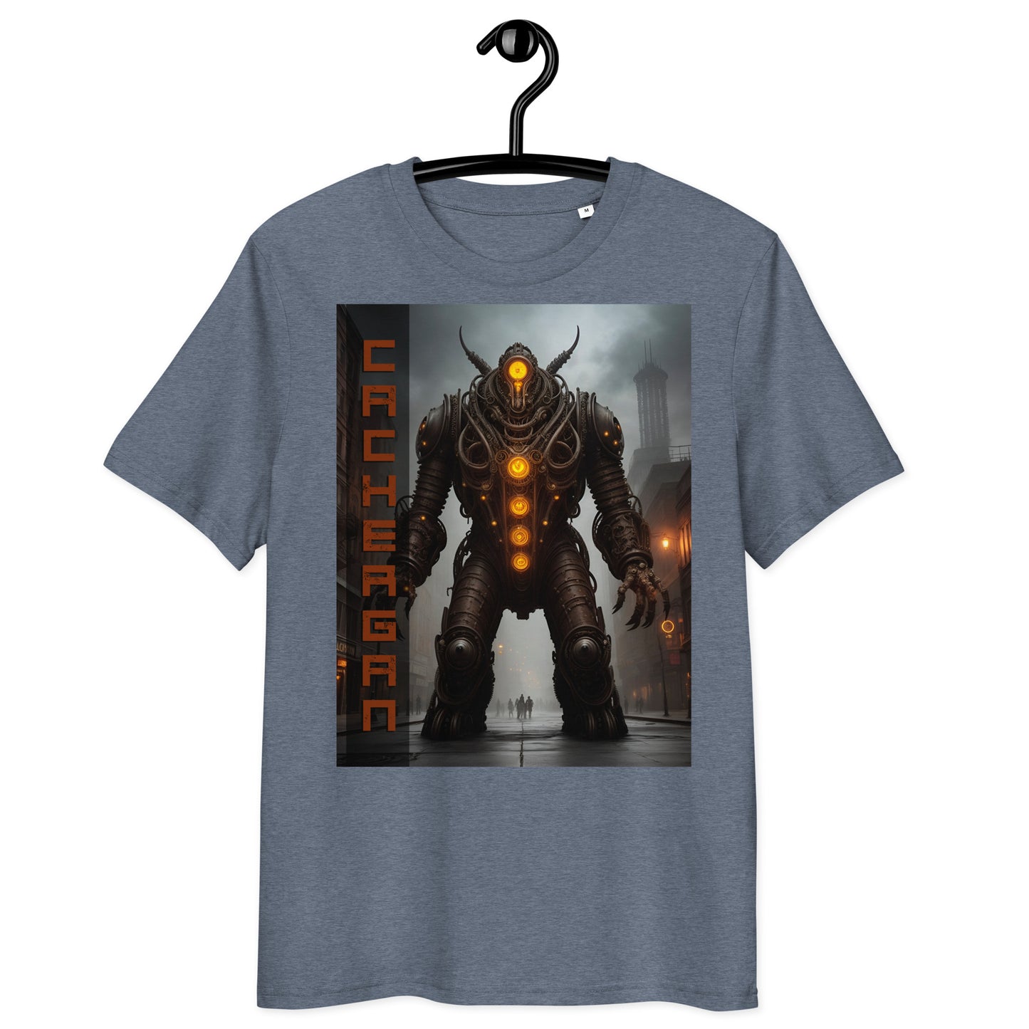 Unisex organic cotton t-shirt. Collection - Cachergan, Design - ANDRBEL STUDIO