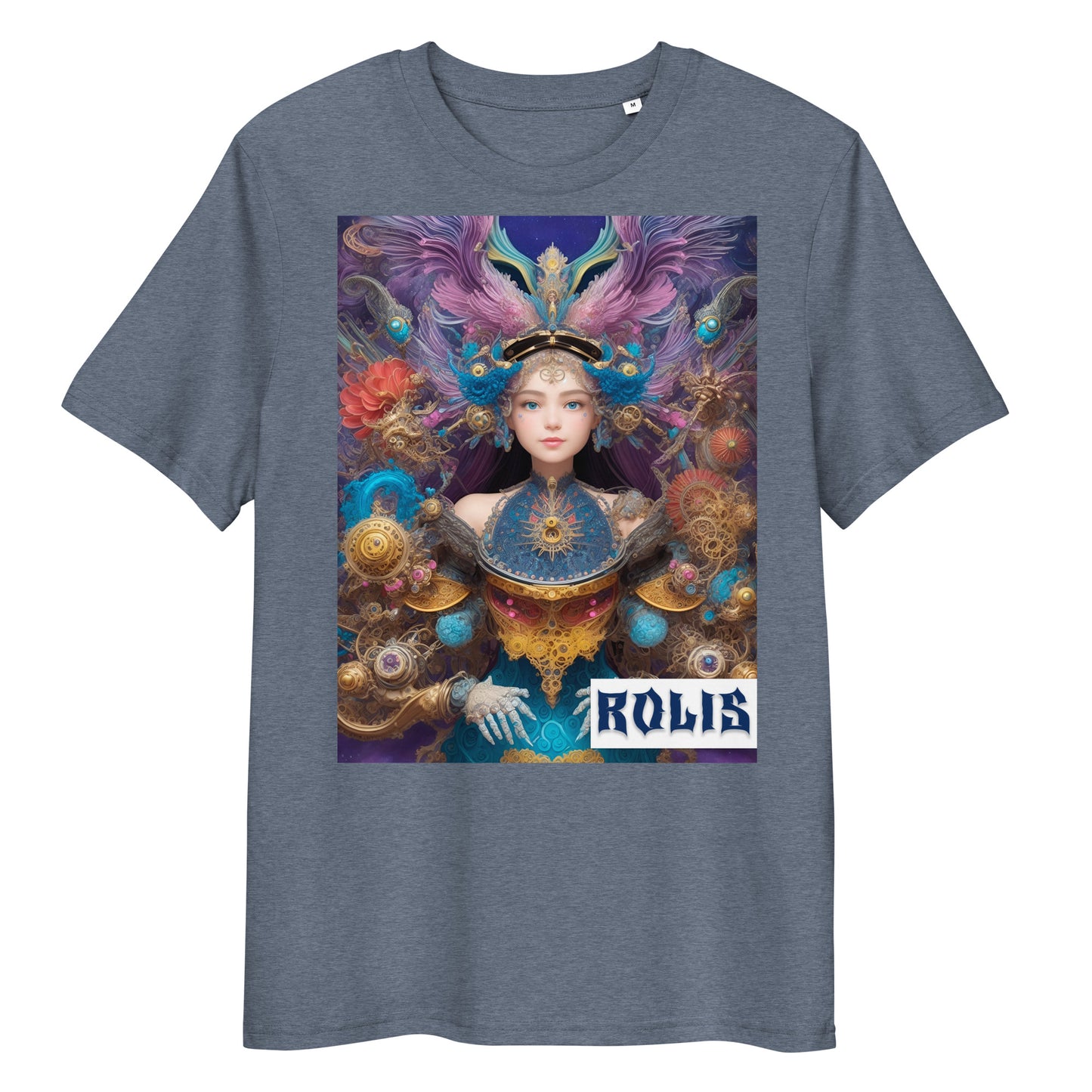 Unisex organic cotton t-shirt. Collection - ROLIS, Design - ANDRBEL STUDIO