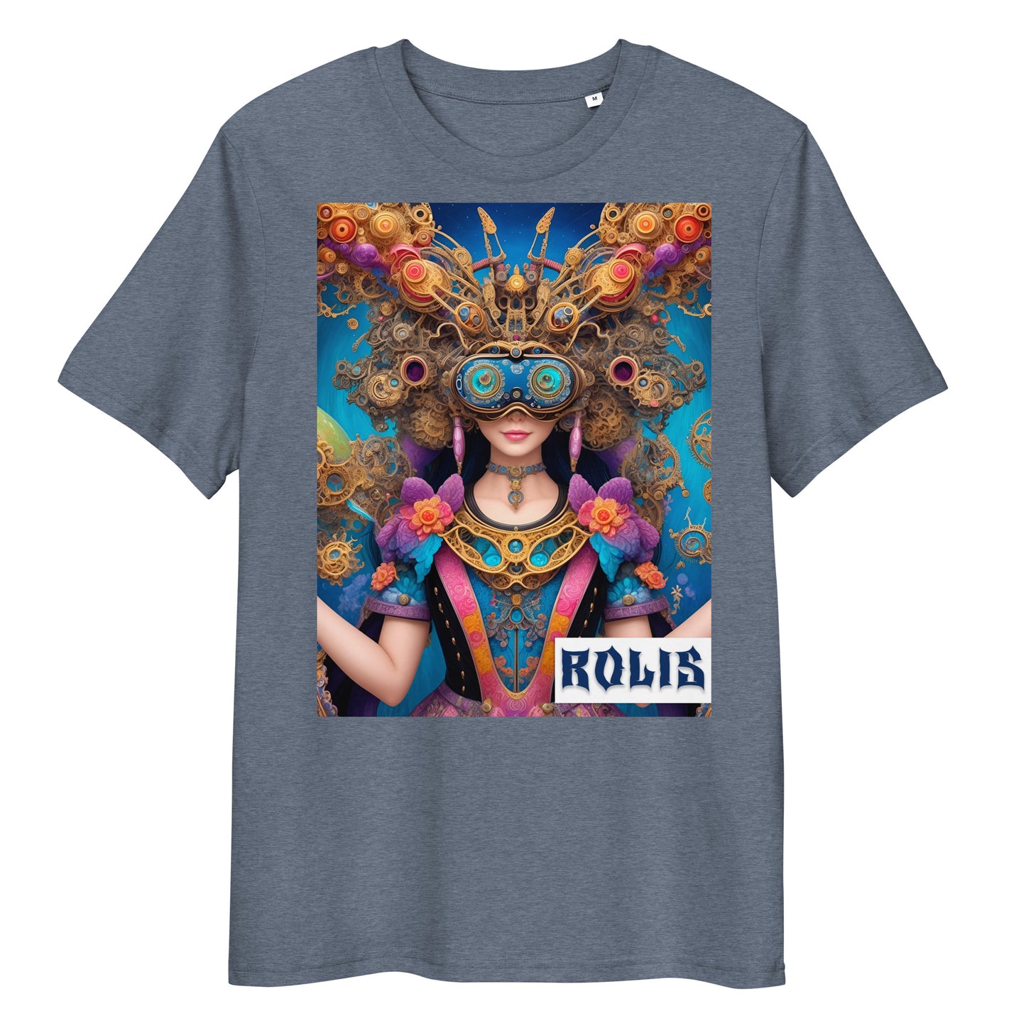 Unisex organic cotton t-shirt. Collection - ROLIS, Design - ANDRBEL STUDIO