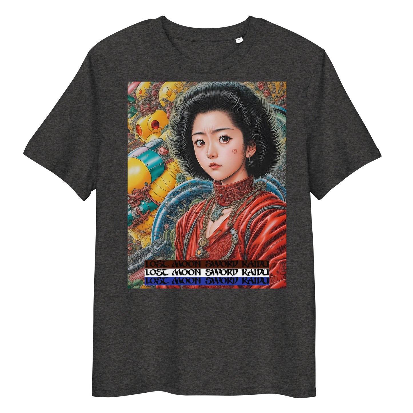 Unisex organic cotton t-shirt. Collection - Lost Moon Sword Kaidu, Design - ANDRBEL STUDIO