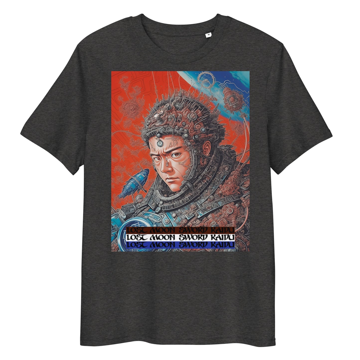 Unisex organic cotton t-shirt. Collection - Lost Moon Sword Kaidu, Design - ANDRBEL STUDIO