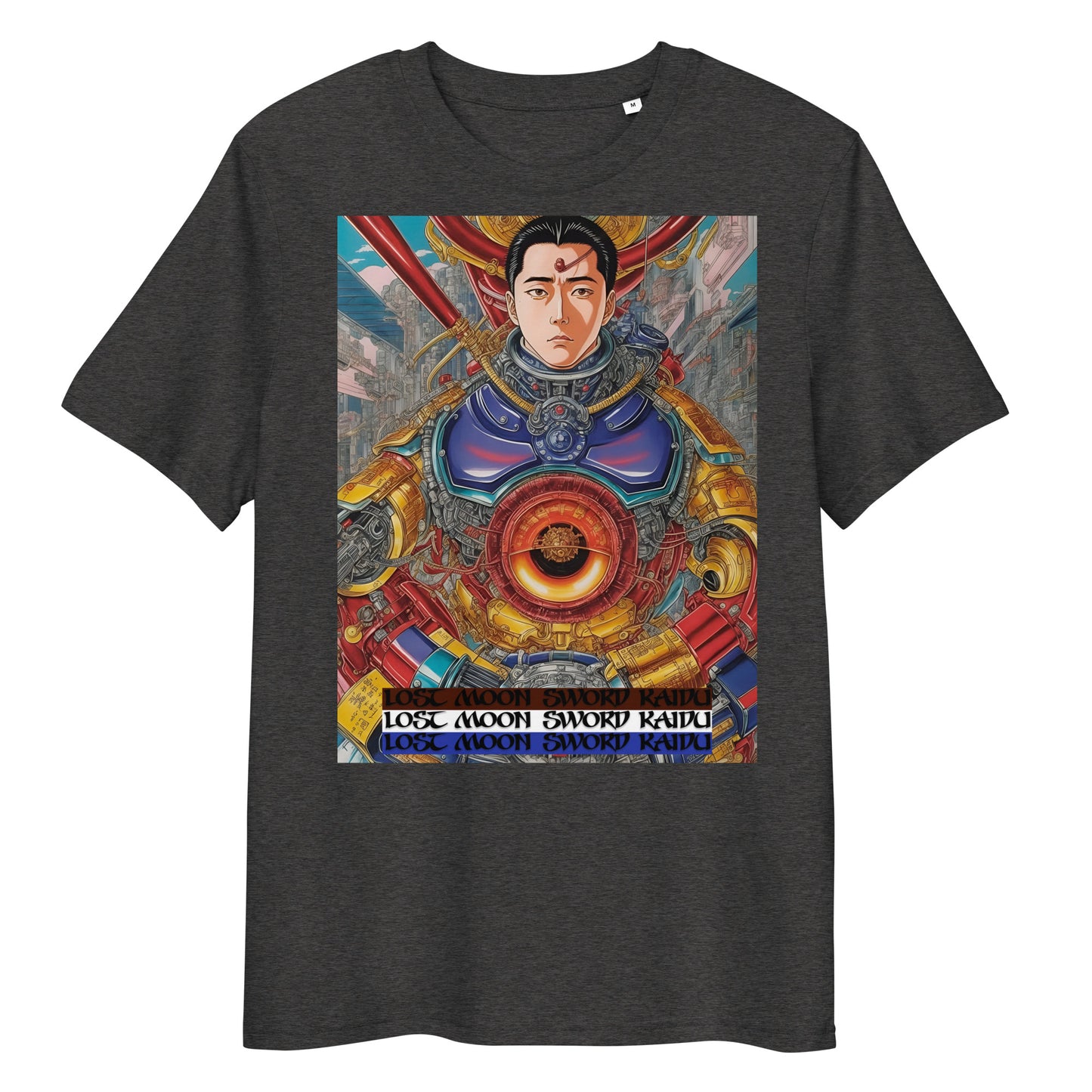 Unisex organic cotton t-shirt. Collection - Lost Moon Sword Kaidu, Design - ANDRBEL STUDIO