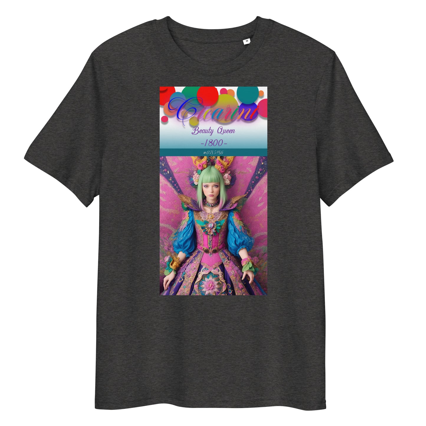 Unisex organic cotton t-shirt. Collection - Cicarini, Design - ANDRBEL STUDIO