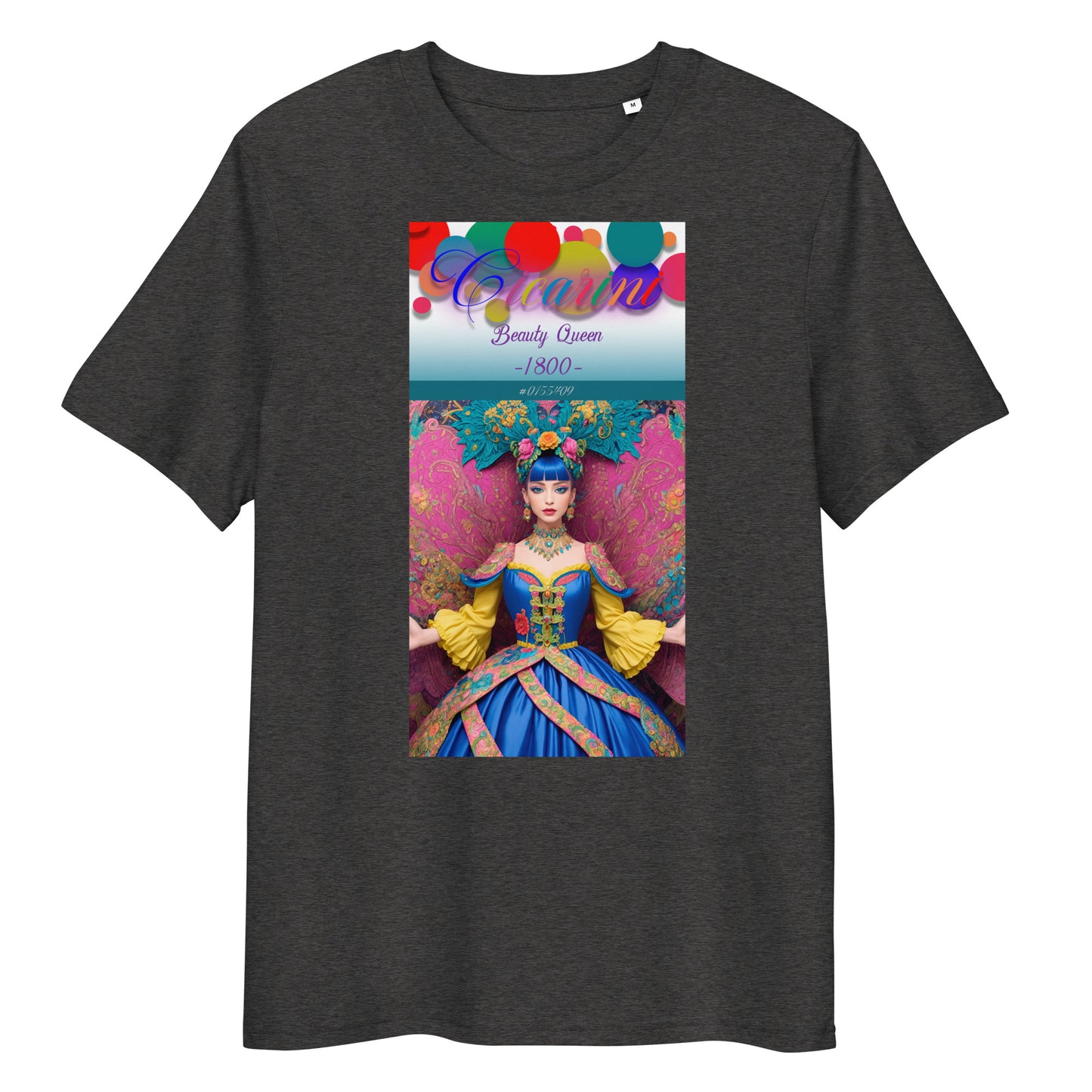 Unisex organic cotton t-shirt. Collection - Cicarini, Design - ANDRBEL STUDIO