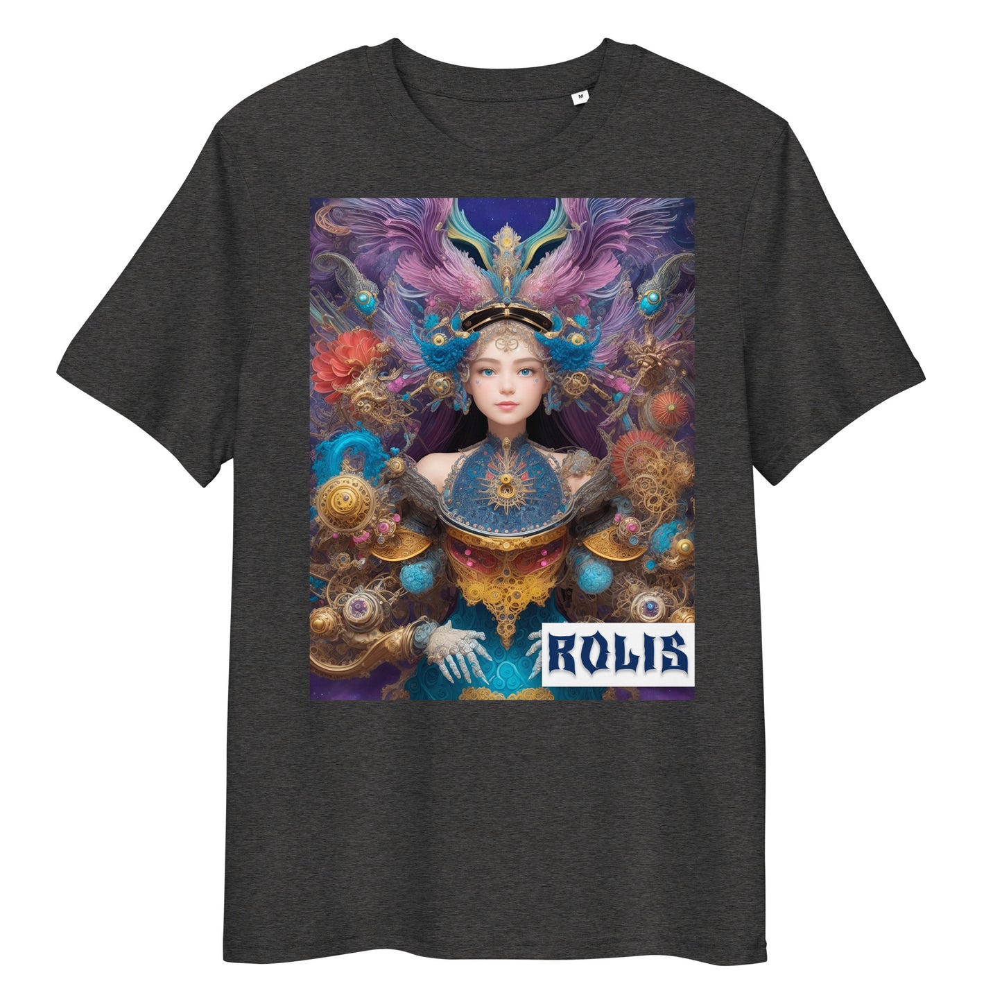 Unisex organic cotton t-shirt. Collection - ROLIS, Design - ANDRBEL STUDIO