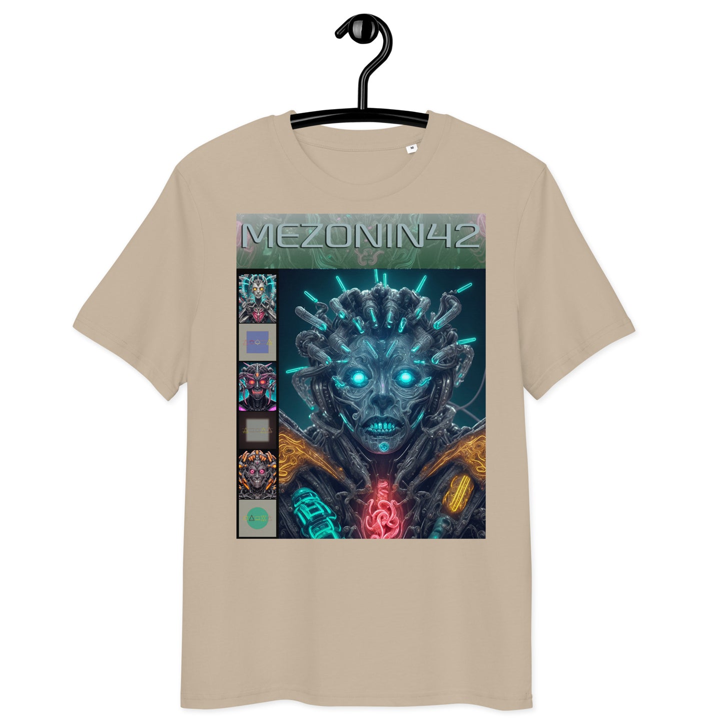 Unisex organic cotton t-shirt. Collection - MEZONIN 42, Design - ANDRBEL STUDIO