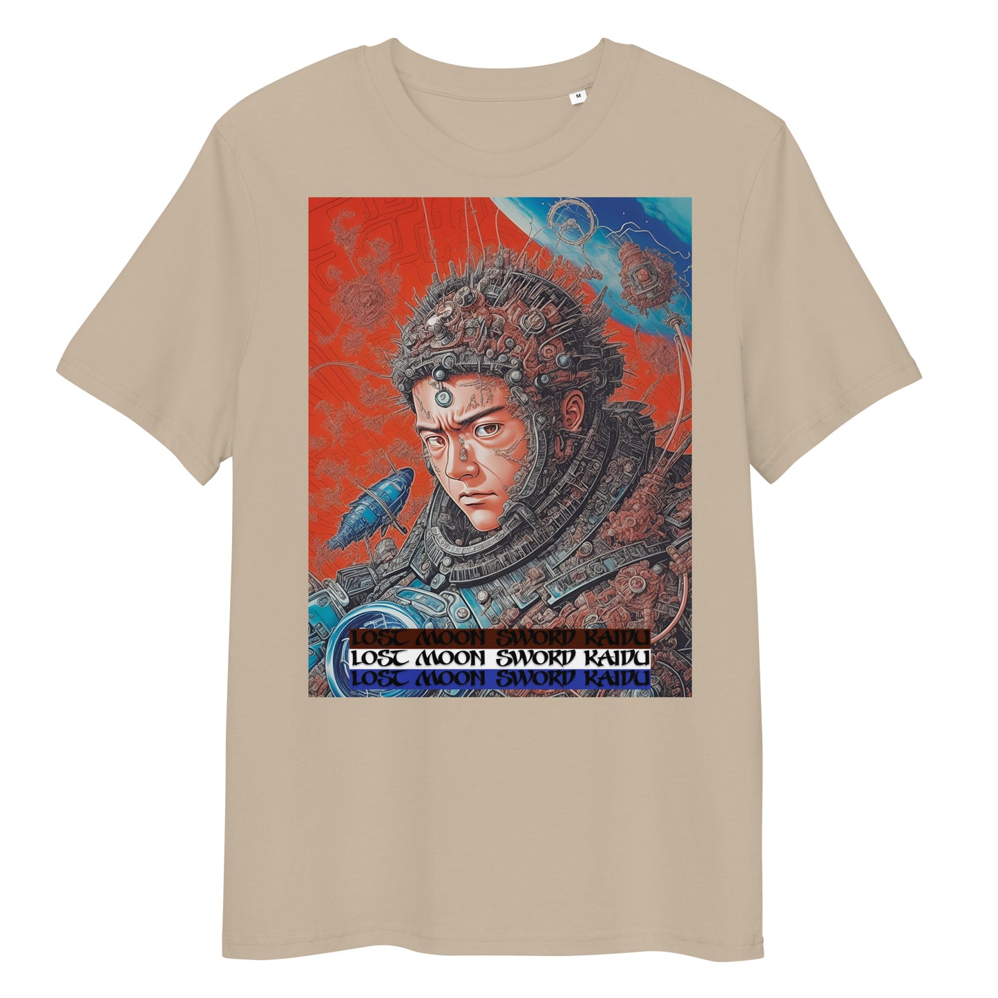 Unisex organic cotton t-shirt. Collection - Lost Moon Sword Kaidu, Design - ANDRBEL STUDIO