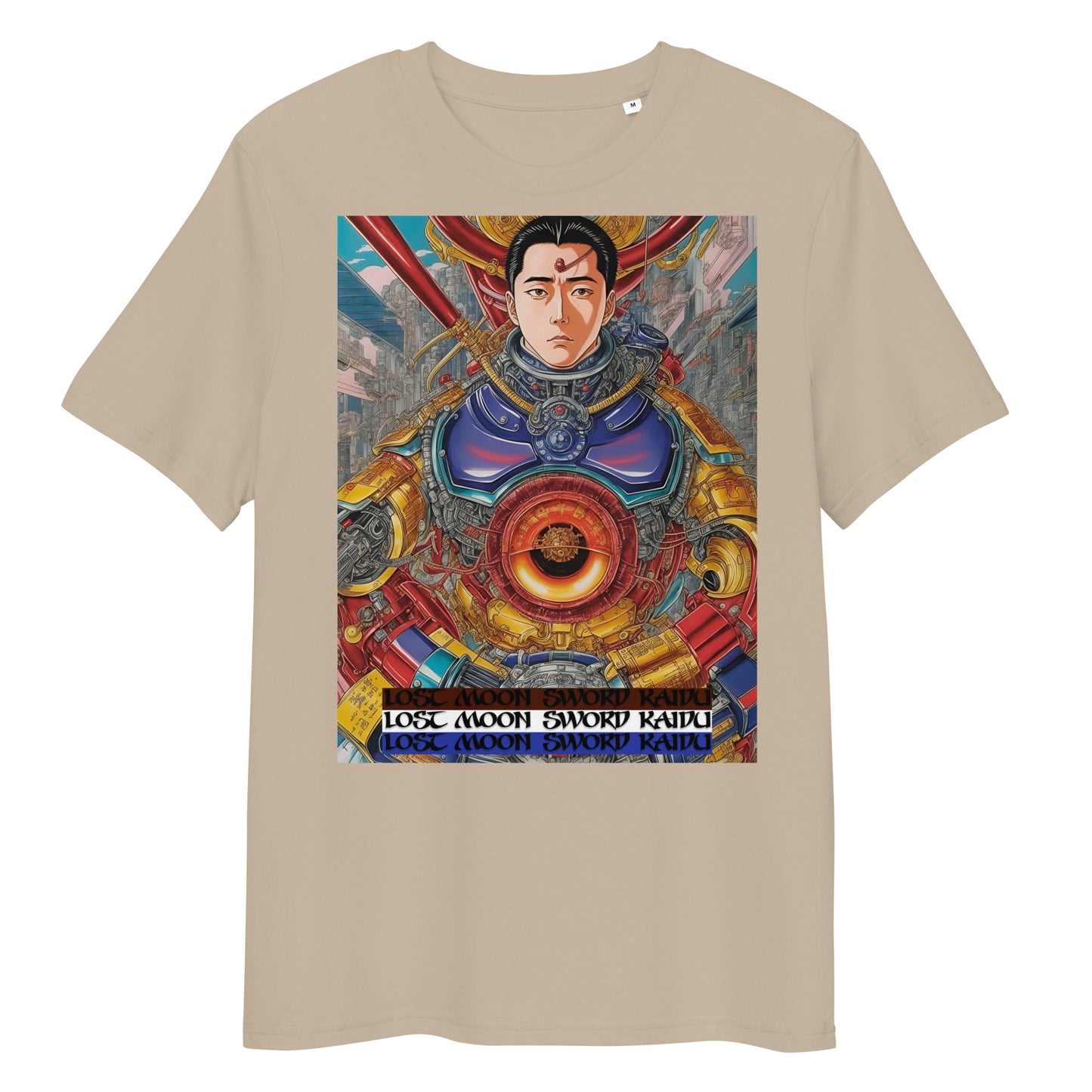 Unisex organic cotton t-shirt. Collection - Lost Moon Sword Kaidu, Design - ANDRBEL STUDIO