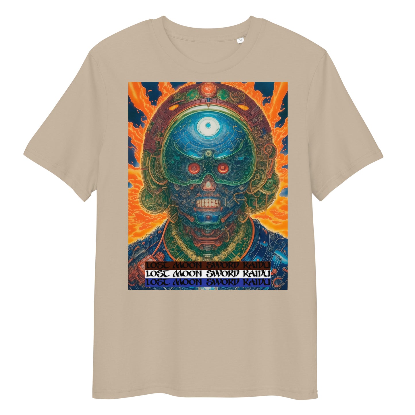 Unisex organic cotton t-shirt. Collection - Lost Moon Sword Kaidu, Design - ANDRBEL STUDIO