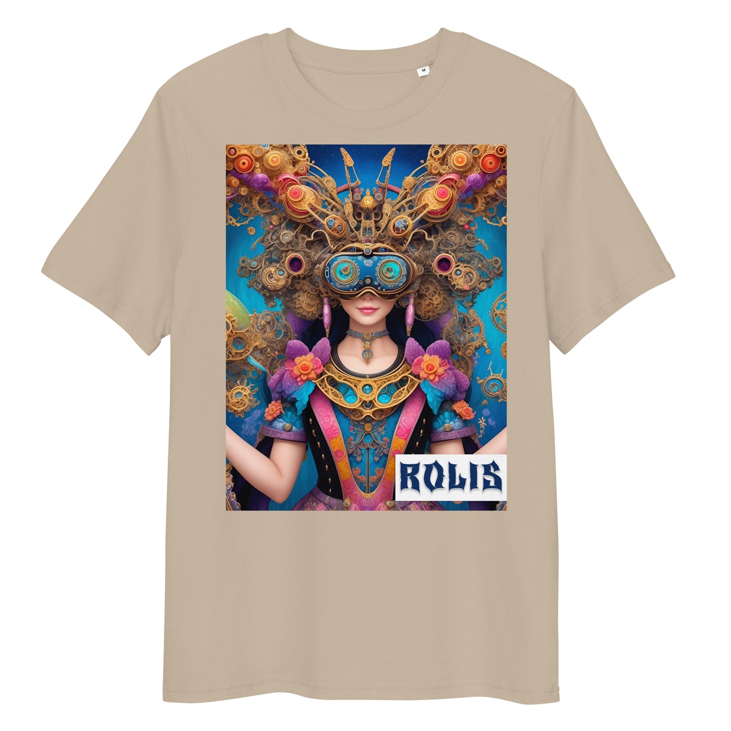 Unisex organic cotton t-shirt. Collection - ROLIS, Design - ANDRBEL STUDIO