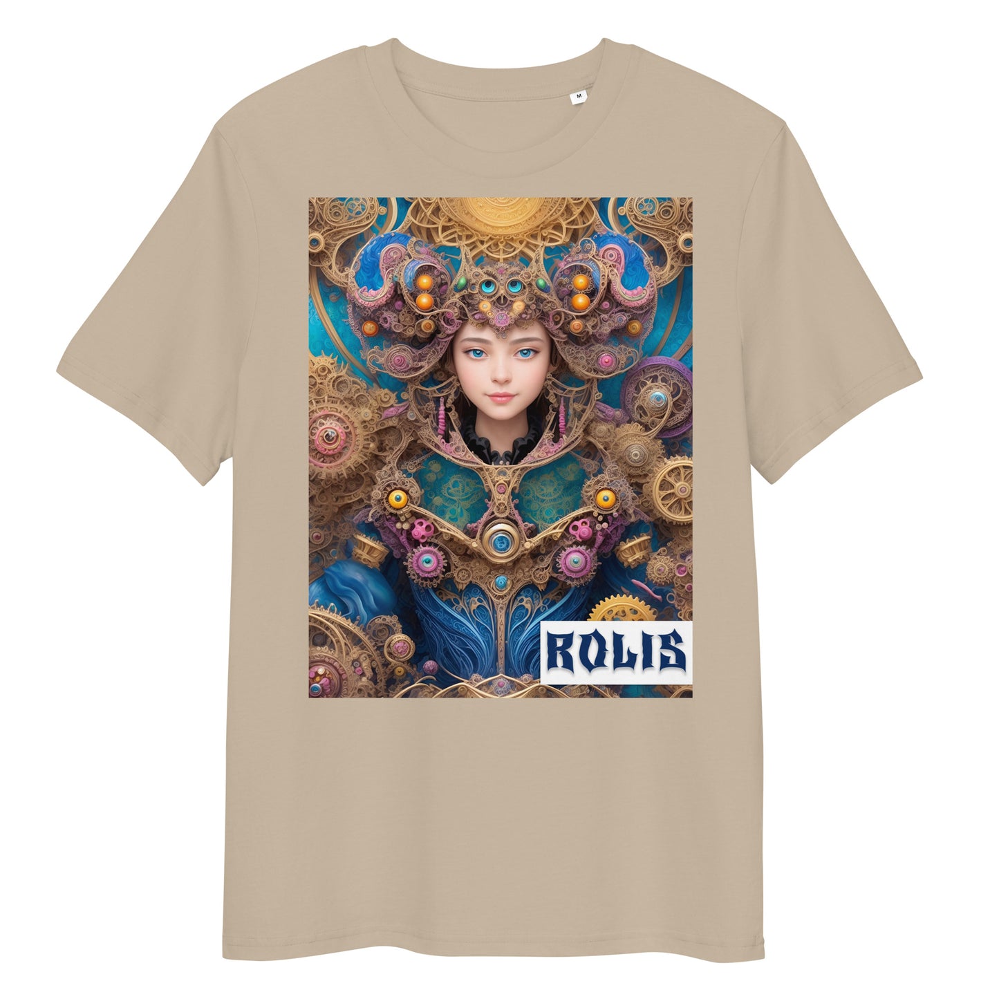 Unisex organic cotton t-shirt. Collection - ROLIS, Design - ANDRBEL STUDIO