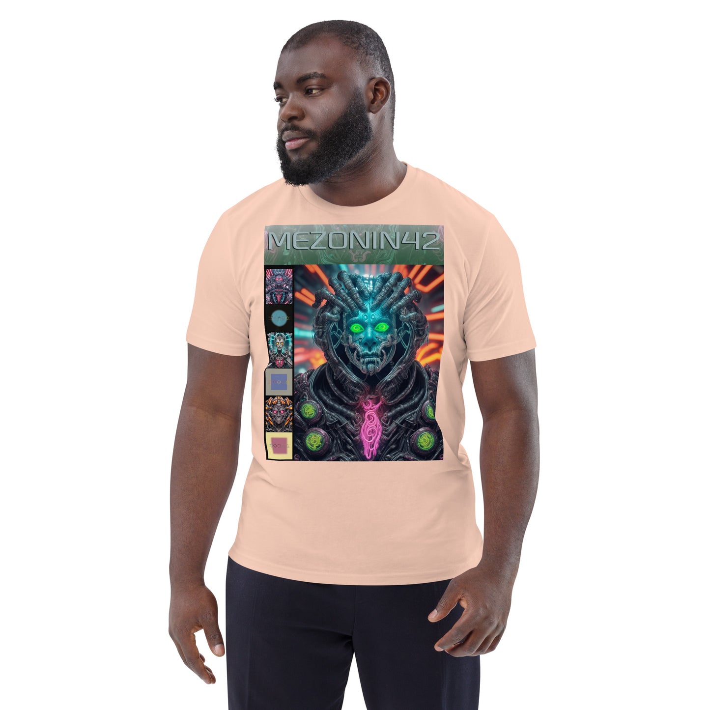 Unisex organic cotton t-shirt. Collection - MEZONIN 42, Design - ANDRBEL STUDIO