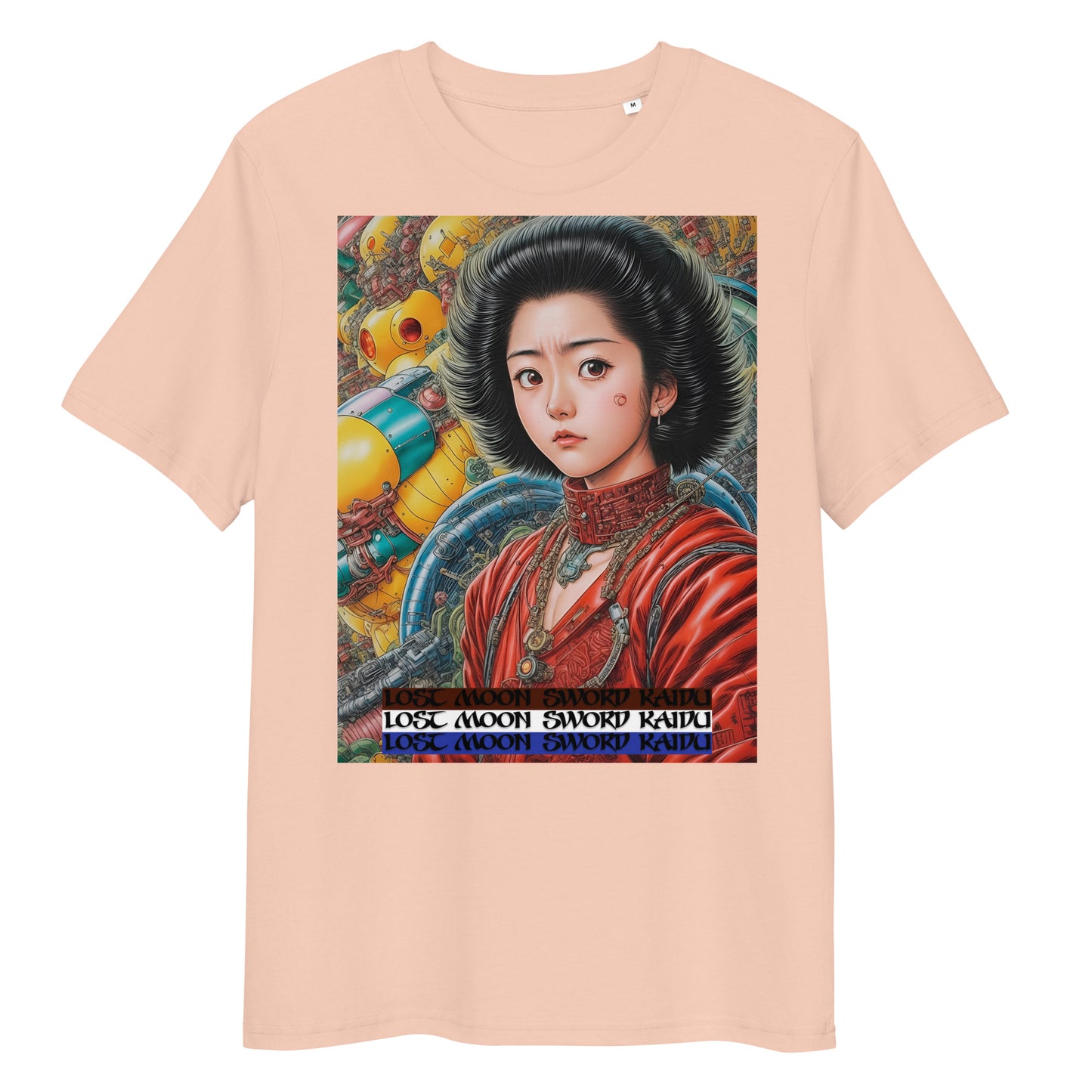 Unisex organic cotton t-shirt. Collection - Lost Moon Sword Kaidu, Design - ANDRBEL STUDIO