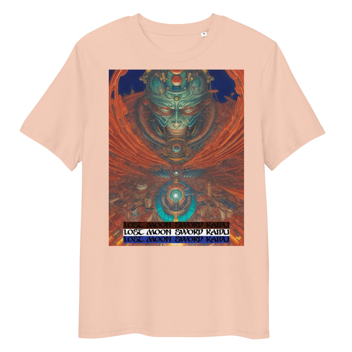 Unisex organic cotton t-shirt. Collection - Lost Moon Sword Kaidu, Design - ANDRBEL STUDIO