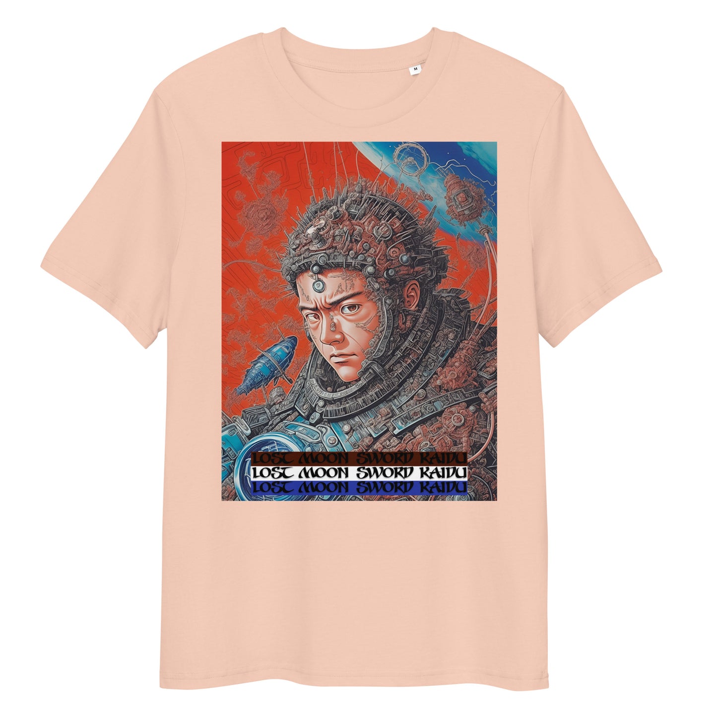 Unisex organic cotton t-shirt. Collection - Lost Moon Sword Kaidu, Design - ANDRBEL STUDIO