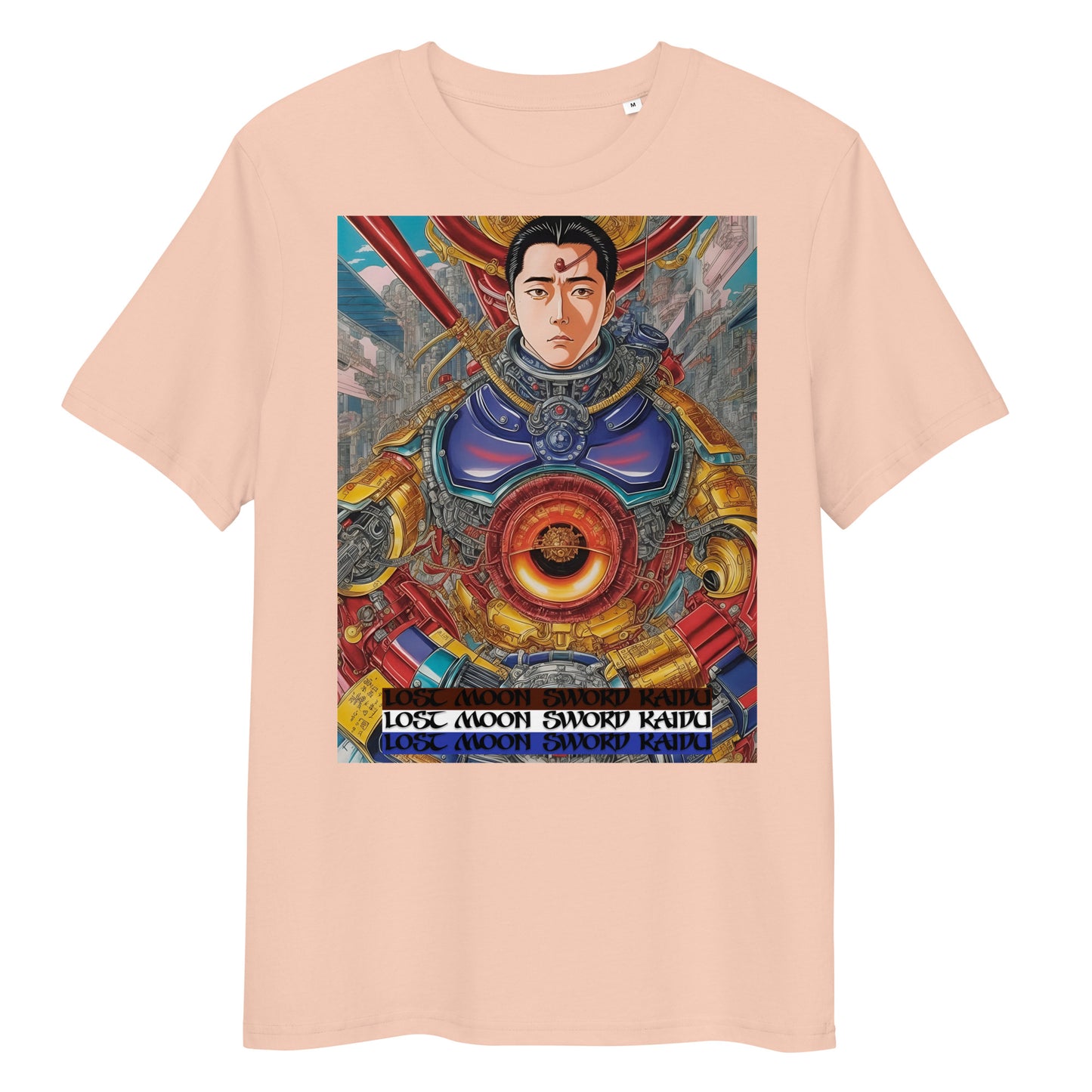 Unisex organic cotton t-shirt. Collection - Lost Moon Sword Kaidu, Design - ANDRBEL STUDIO