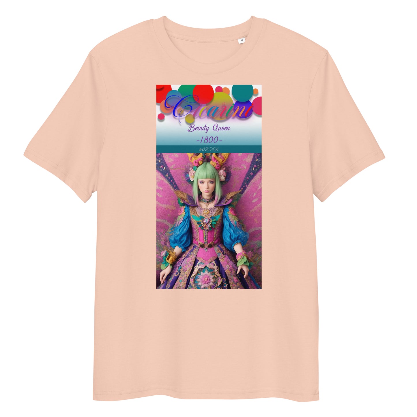 Unisex organic cotton t-shirt. Collection - Cicarini, Design - ANDRBEL STUDIO