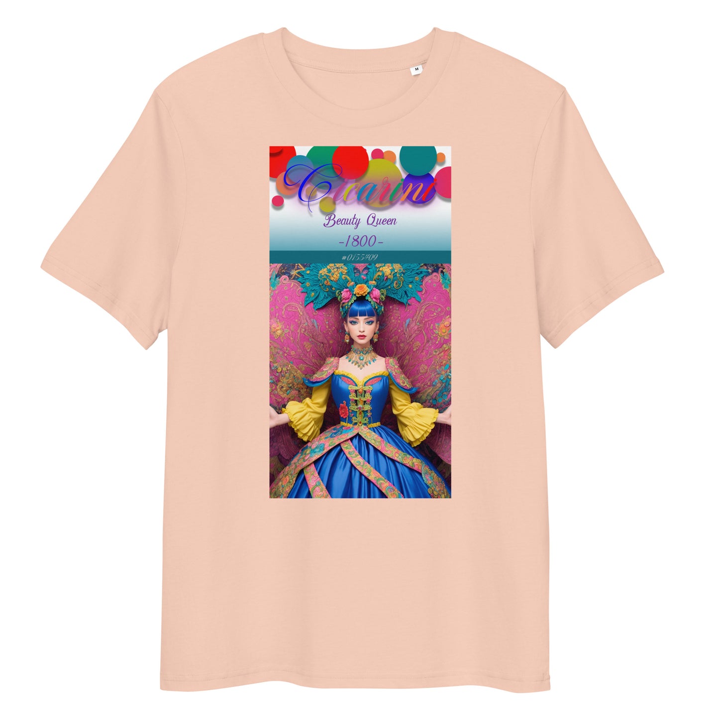 Unisex organic cotton t-shirt. Collection - Cicarini, Design - ANDRBEL STUDIO