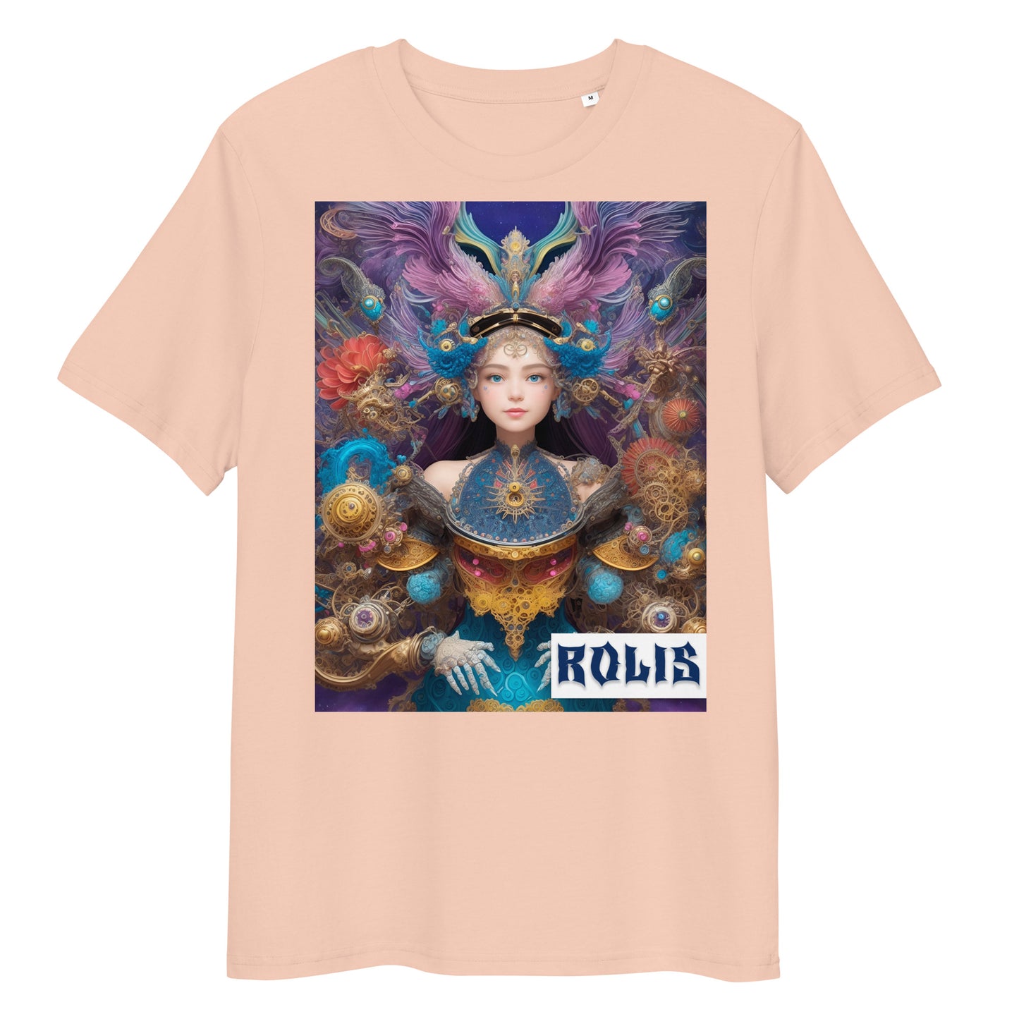 Unisex organic cotton t-shirt. Collection - ROLIS, Design - ANDRBEL STUDIO