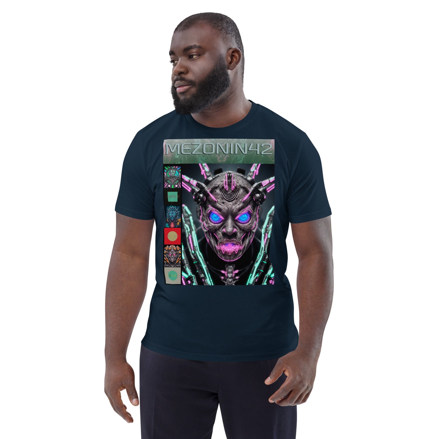 T-shirt unisex in cotone biologico. Collezione - MEZONIN 42, Design - ANDRBEL STUDIO