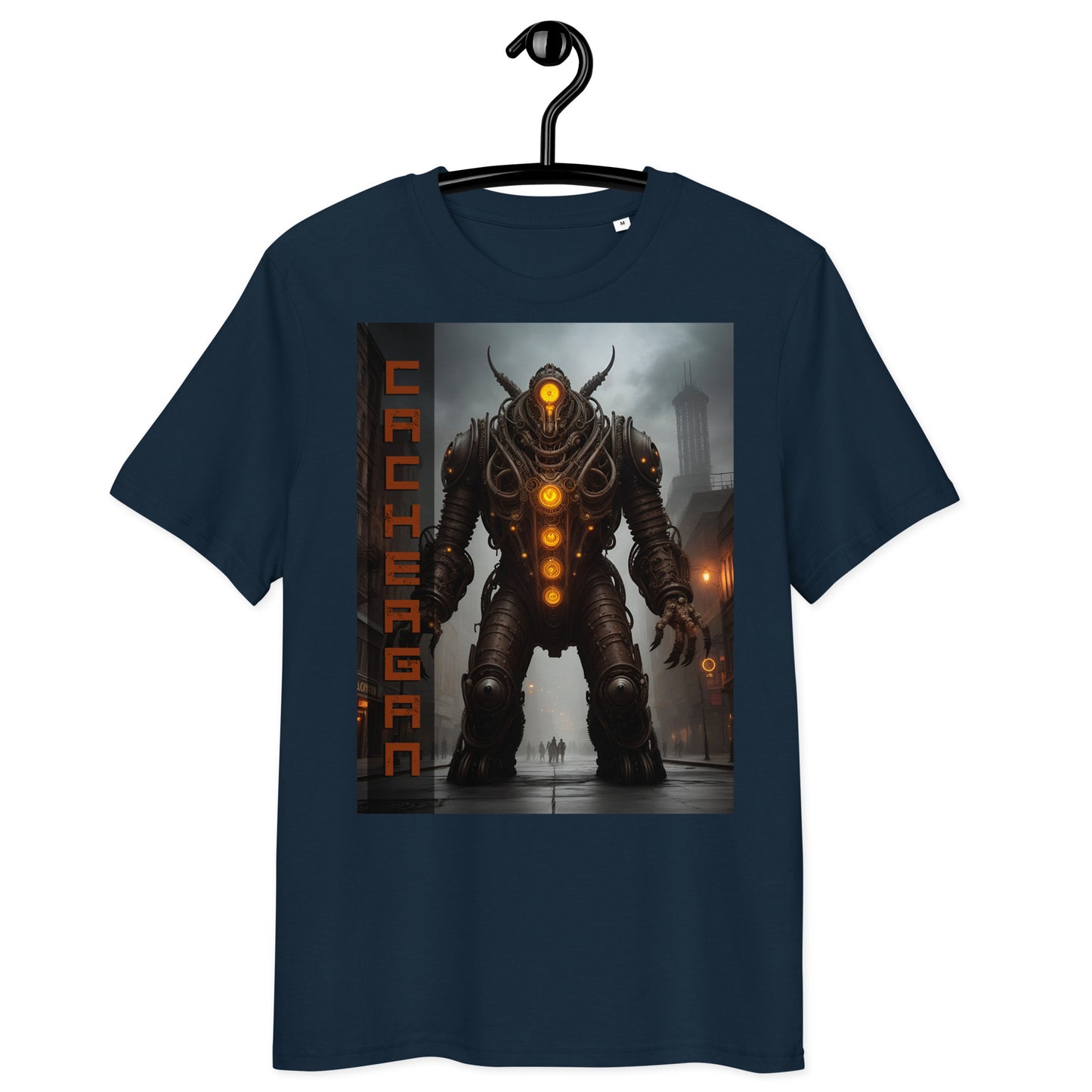 Unisex organic cotton t-shirt. Collection - Cachergan, Design - ANDRBEL STUDIO