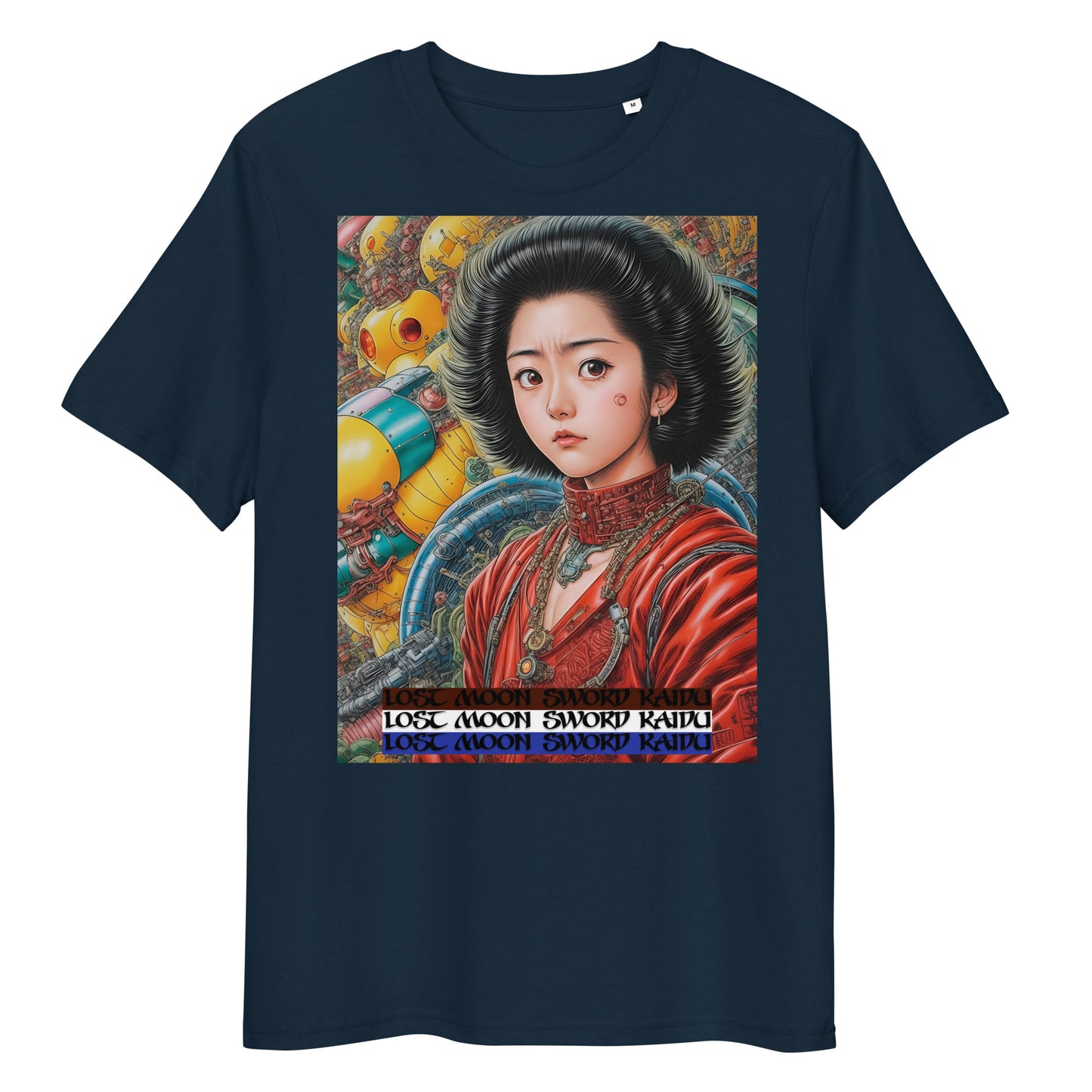 Unisex organic cotton t-shirt. Collection - Lost Moon Sword Kaidu, Design - ANDRBEL STUDIO