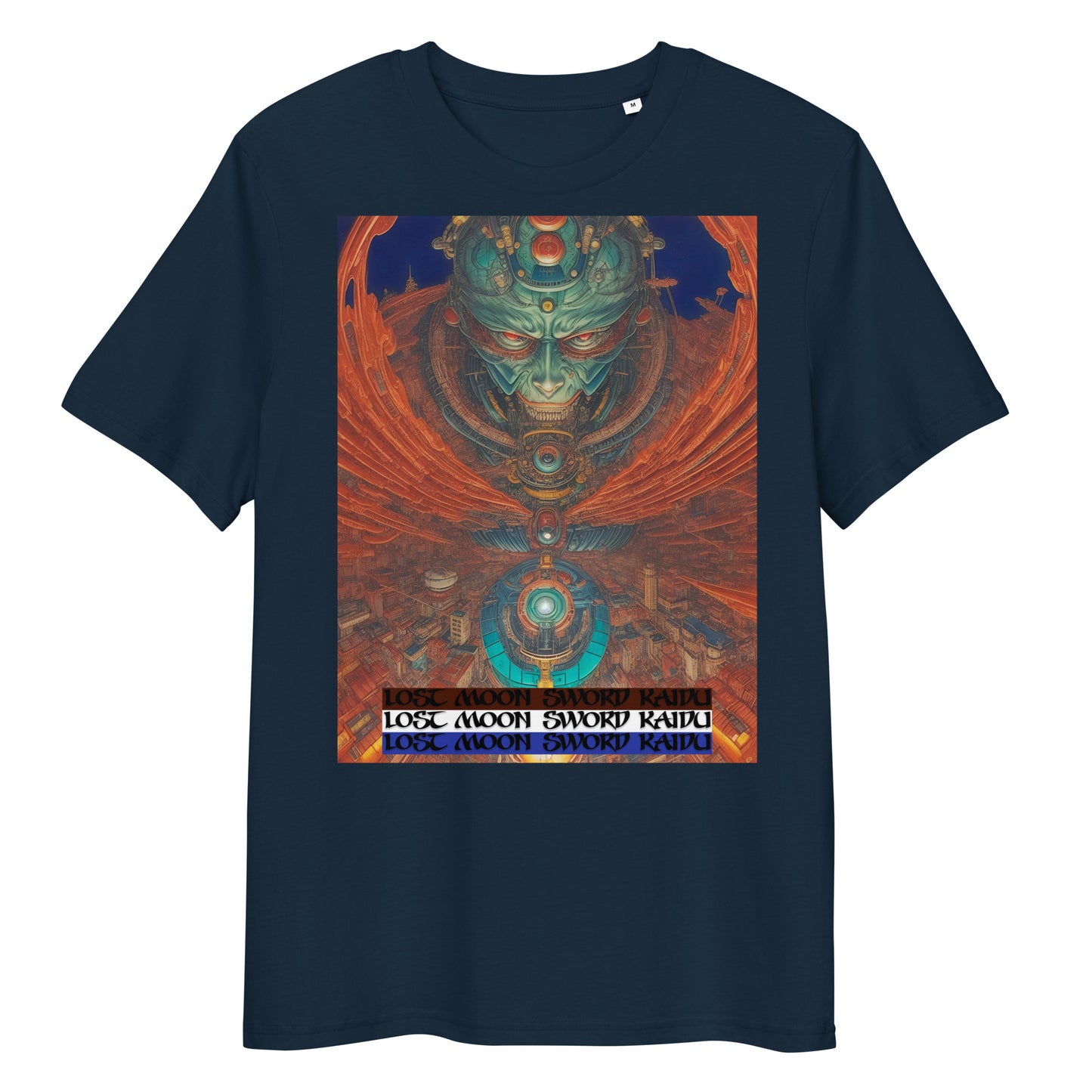 Unisex organic cotton t-shirt. Collection - Lost Moon Sword Kaidu, Design - ANDRBEL STUDIO