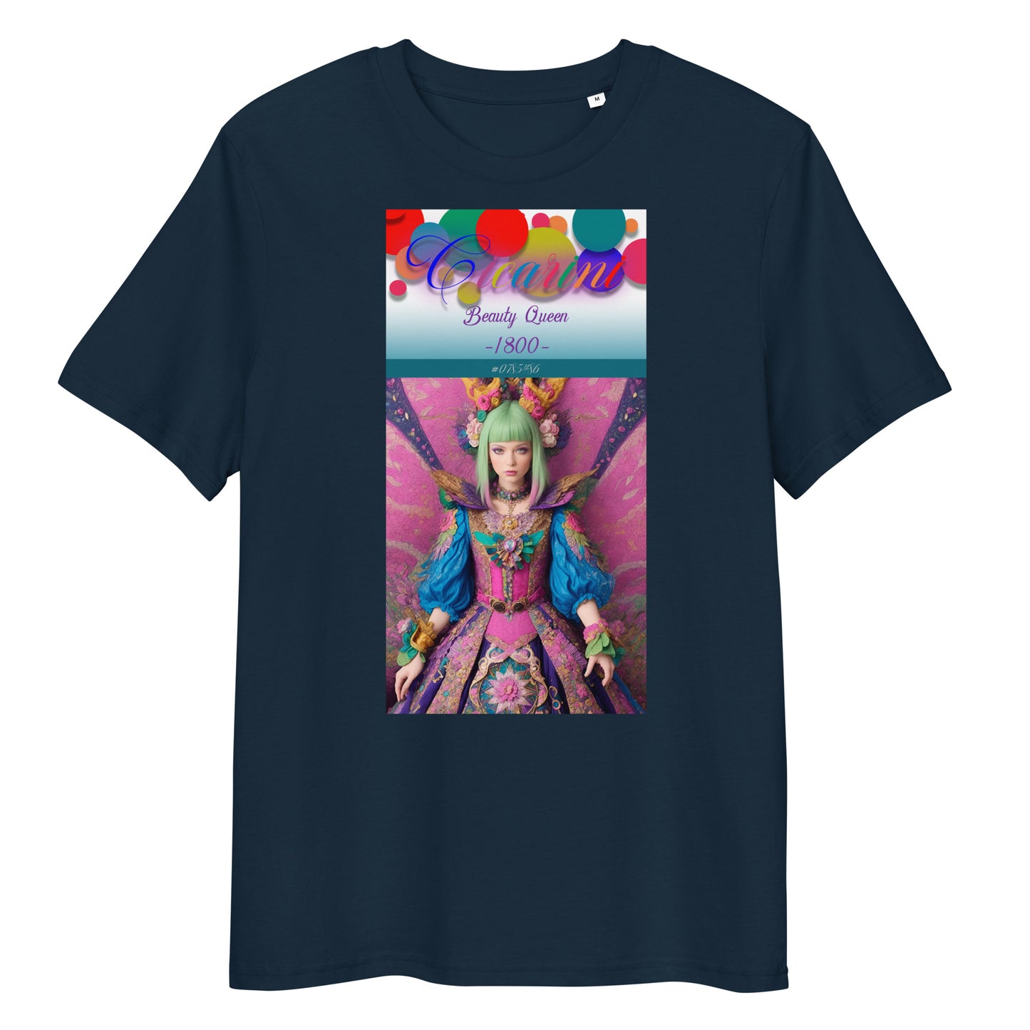 Unisex organic cotton t-shirt. Collection - Cicarini, Design - ANDRBEL STUDIO