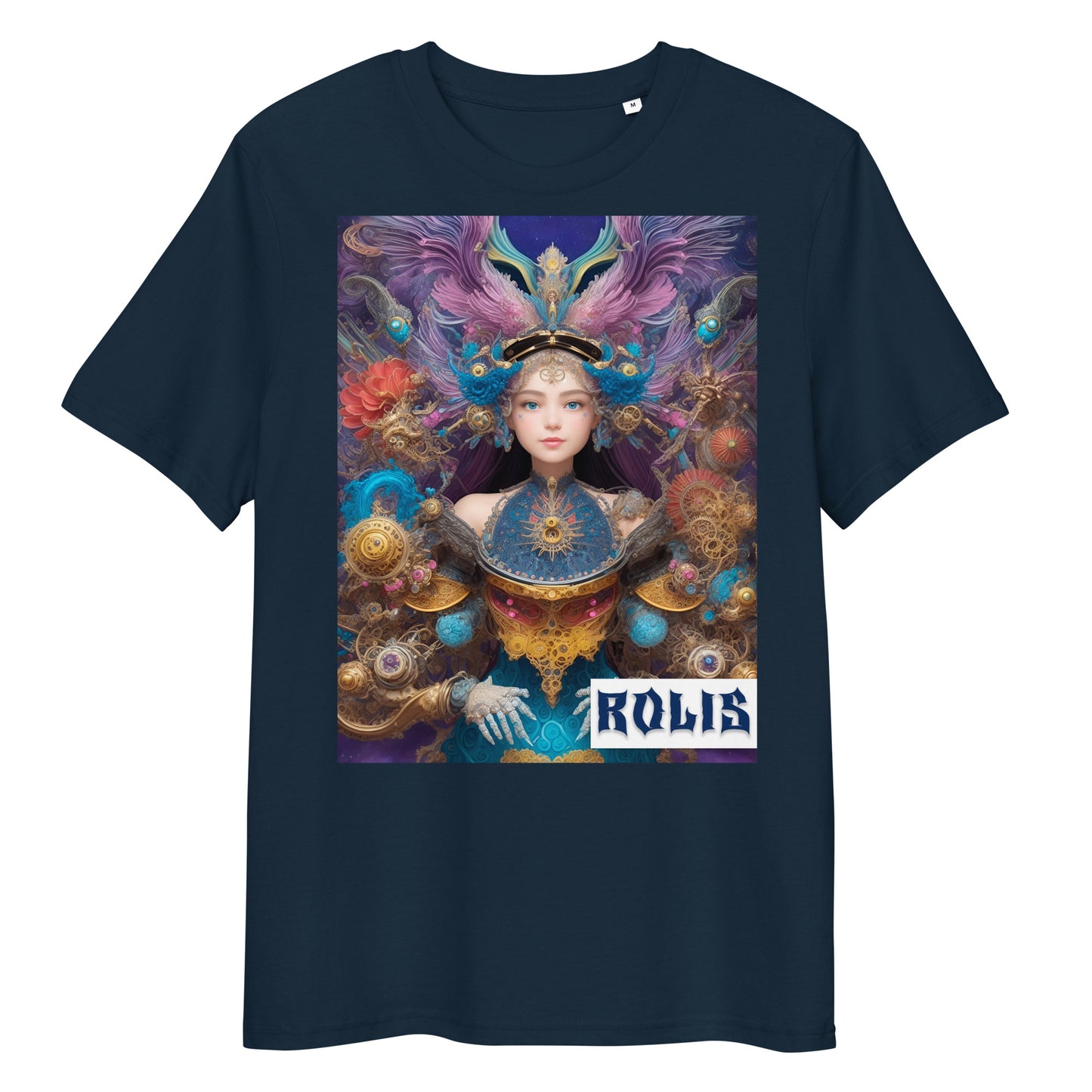 Unisex organic cotton t-shirt. Collection - ROLIS, Design - ANDRBEL STUDIO