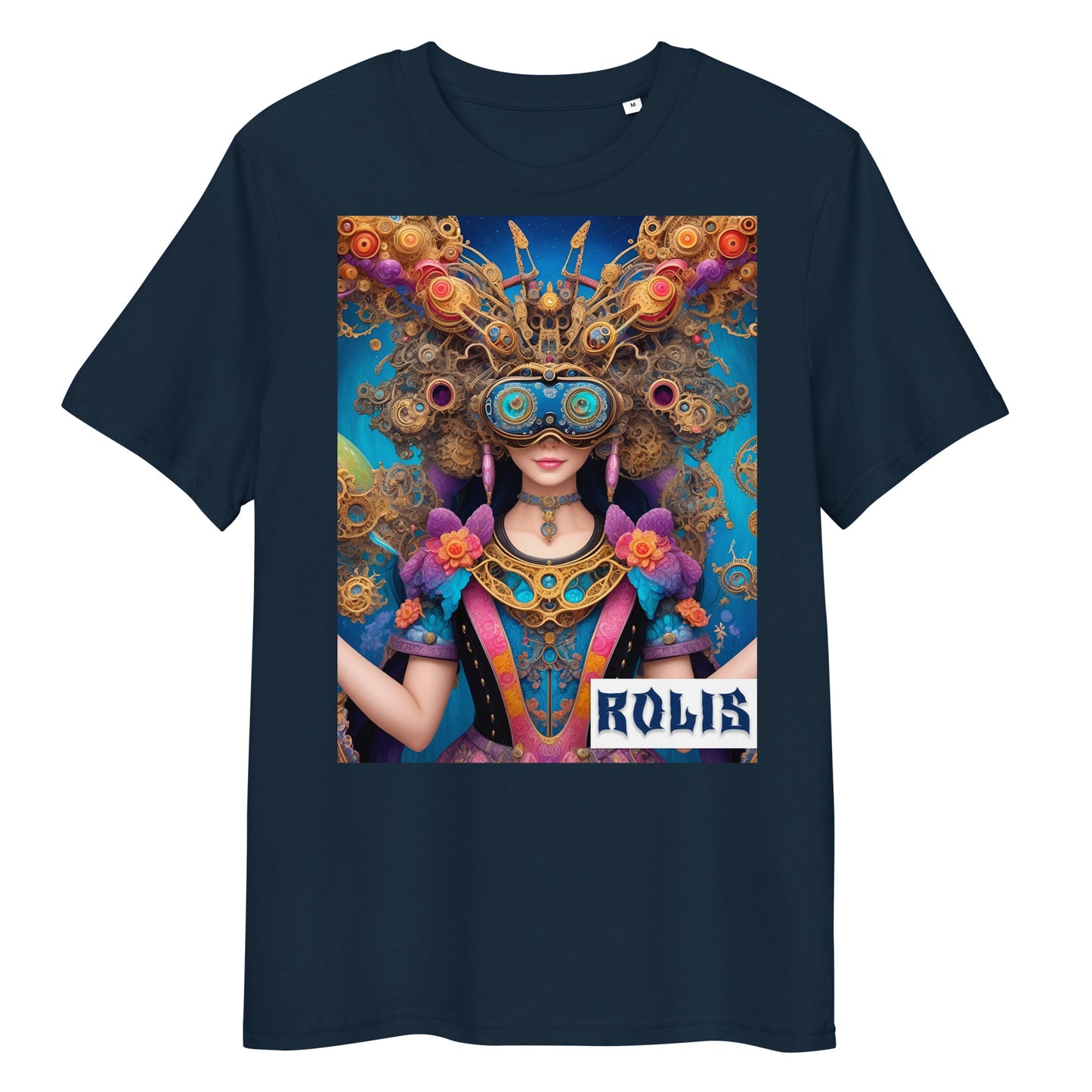 Unisex organic cotton t-shirt. Collection - ROLIS, Design - ANDRBEL STUDIO