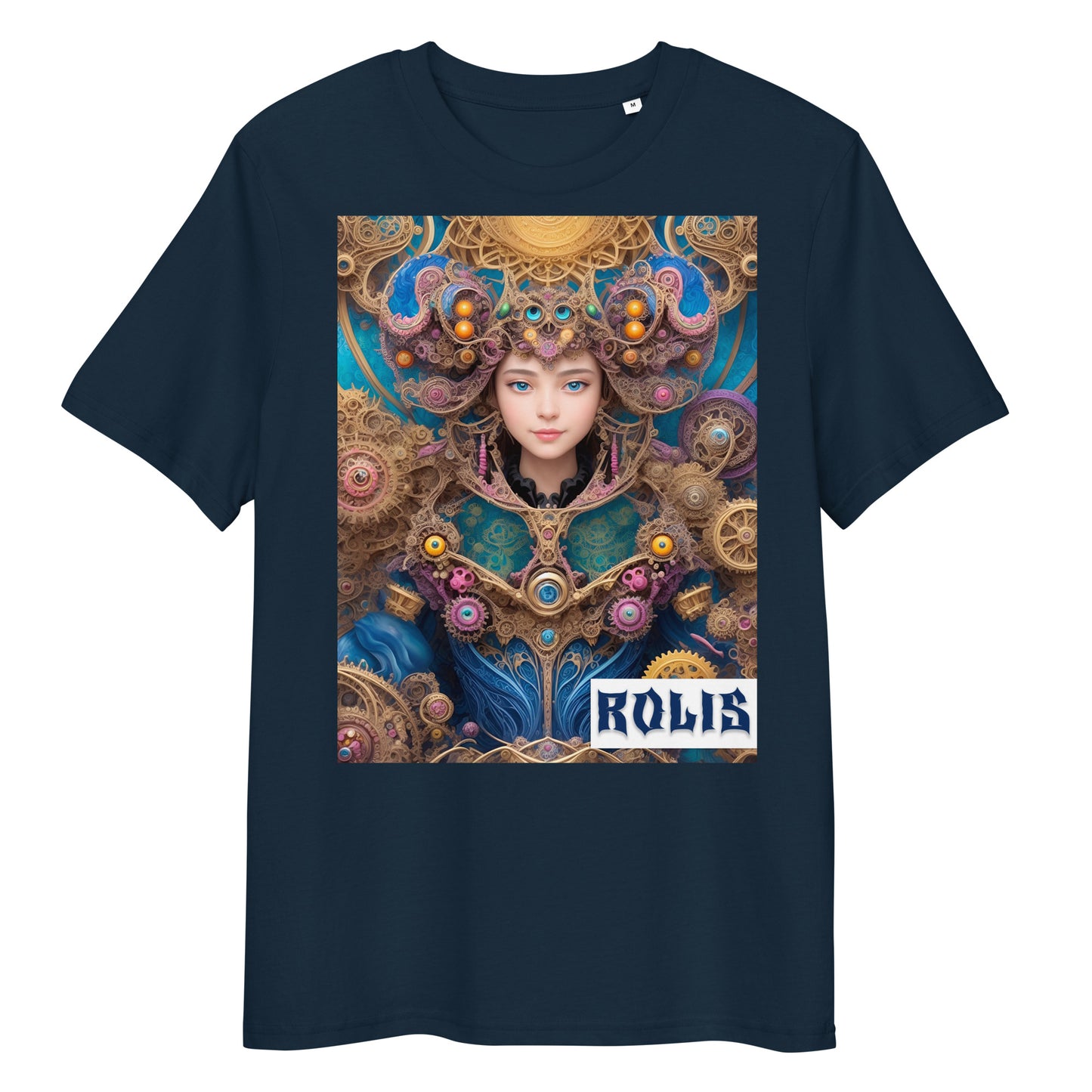 Unisex organic cotton t-shirt. Collection - ROLIS, Design - ANDRBEL STUDIO