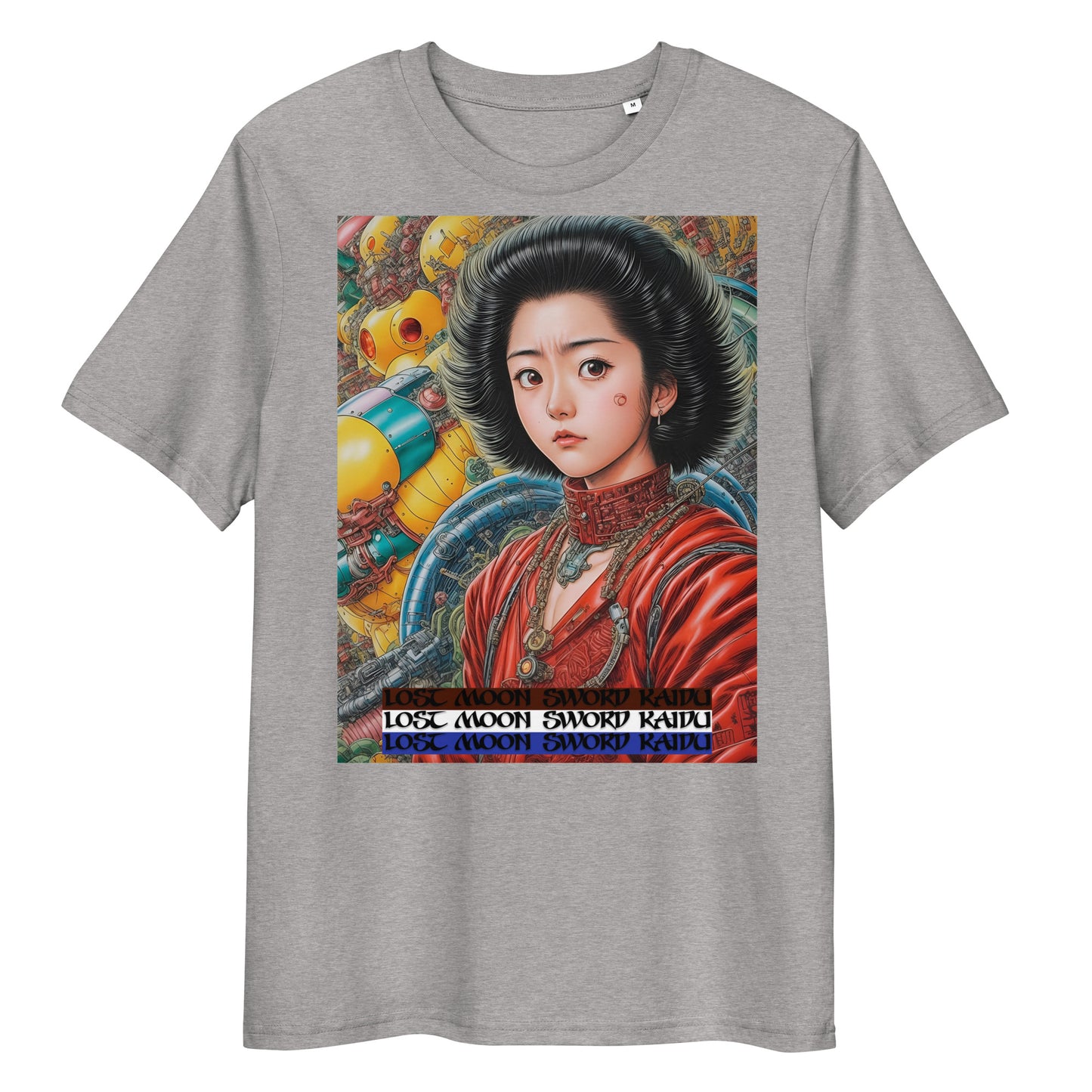 Unisex organic cotton t-shirt. Collection - Lost Moon Sword Kaidu, Design - ANDRBEL STUDIO