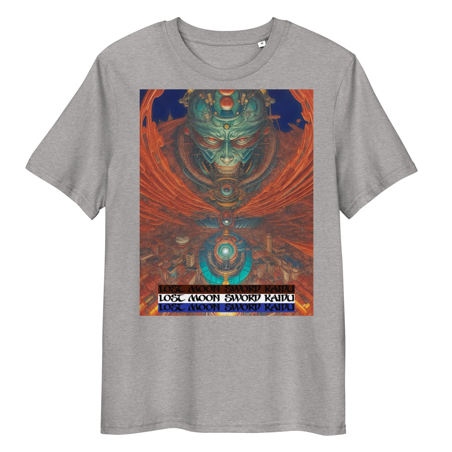Unisex organic cotton t-shirt. Collection - Lost Moon Sword Kaidu, Design - ANDRBEL STUDIO