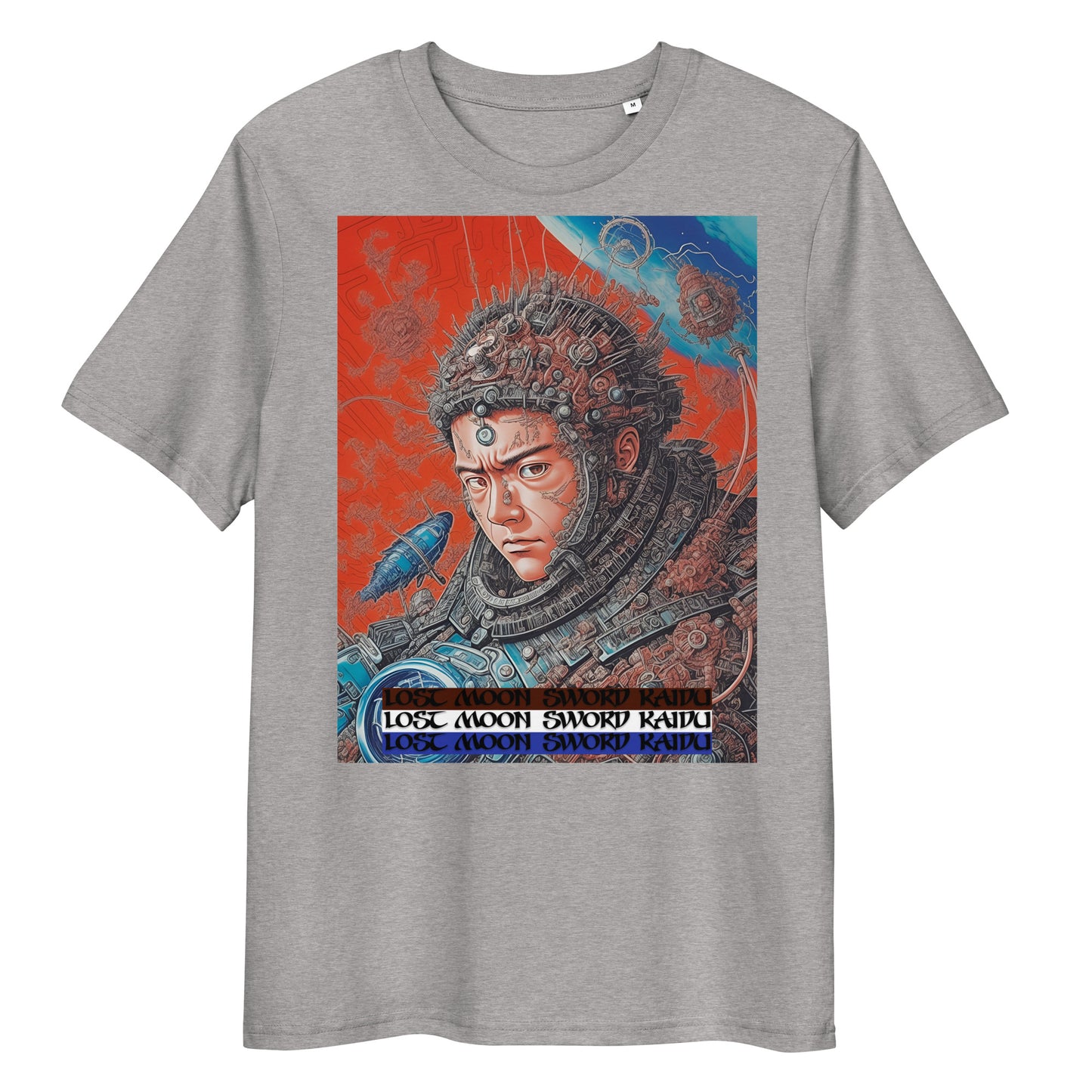 Unisex organic cotton t-shirt. Collection - Lost Moon Sword Kaidu, Design - ANDRBEL STUDIO