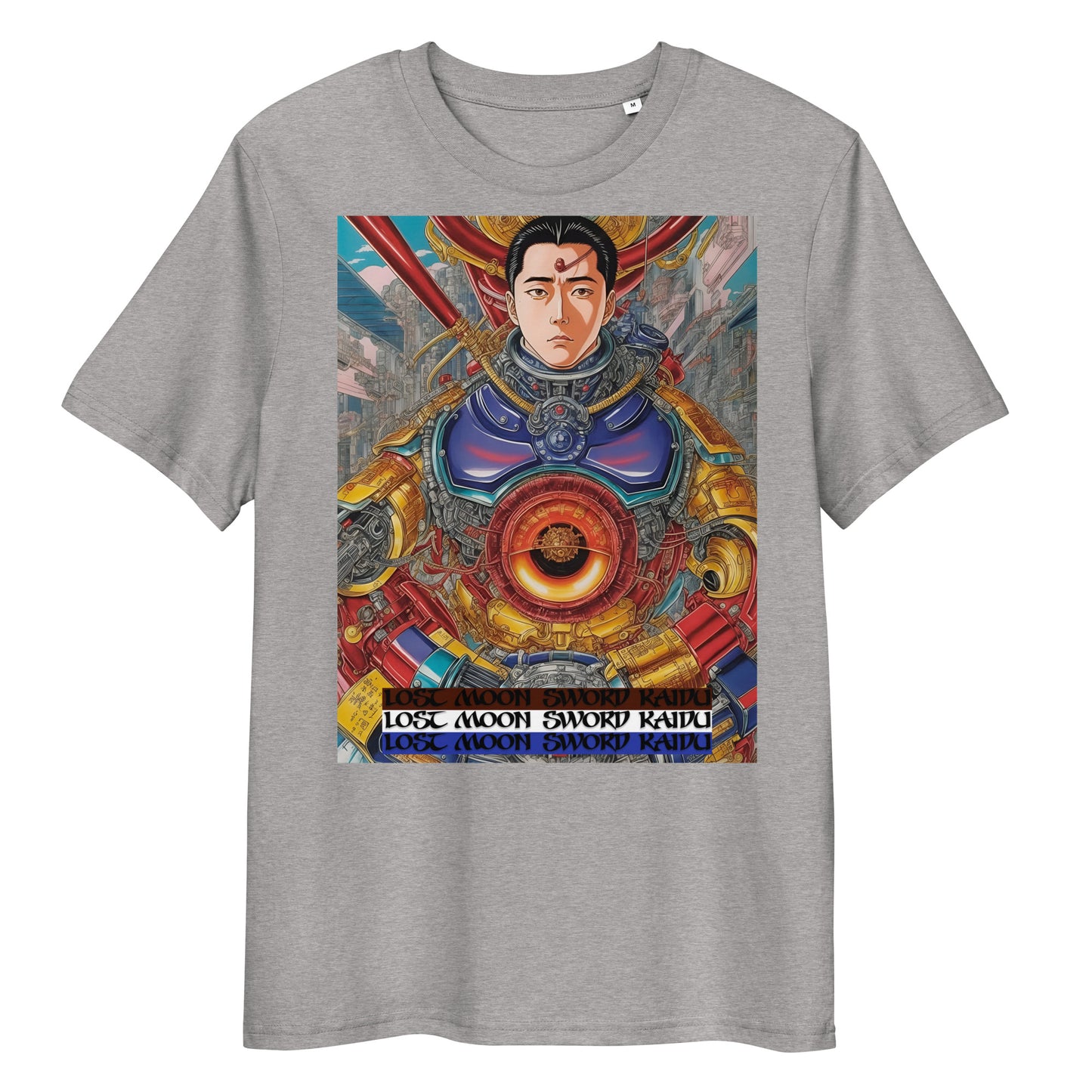 Unisex organic cotton t-shirt. Collection - Lost Moon Sword Kaidu, Design - ANDRBEL STUDIO