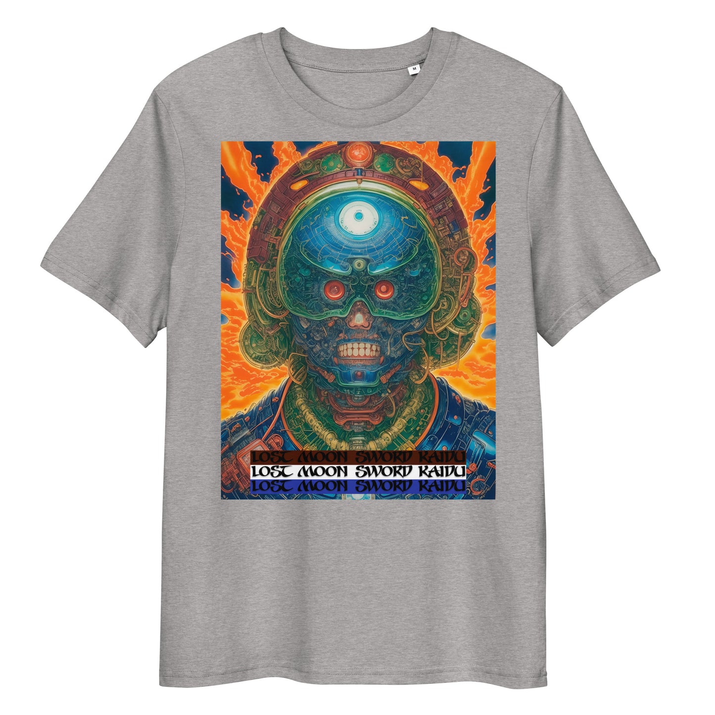 Unisex organic cotton t-shirt. Collection - Lost Moon Sword Kaidu, Design - ANDRBEL STUDIO