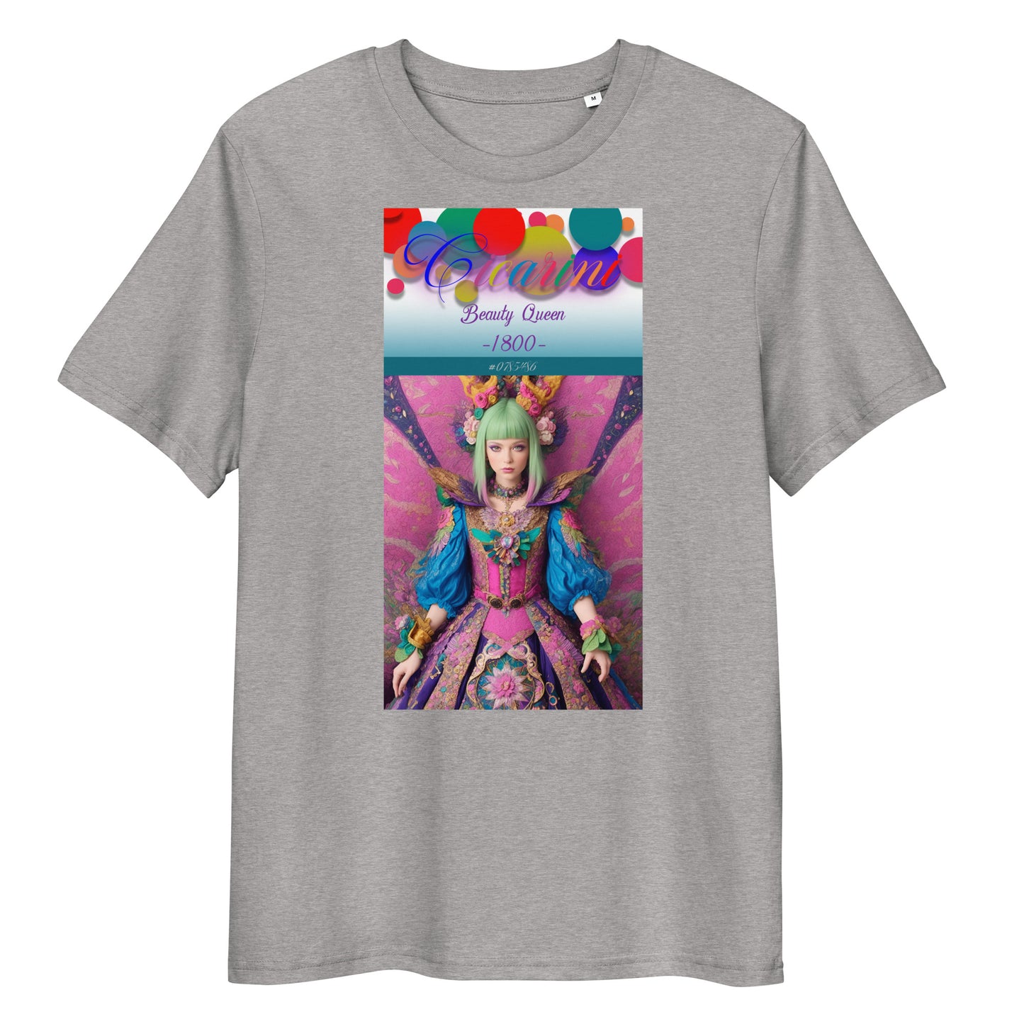 Unisex organic cotton t-shirt. Collection - Cicarini, Design - ANDRBEL STUDIO