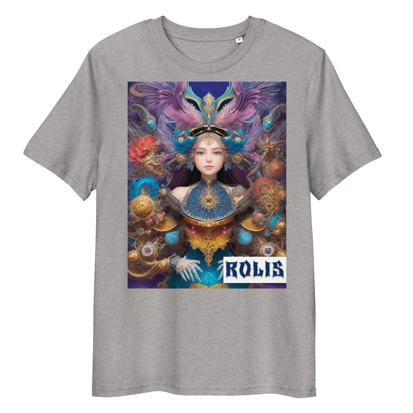 Unisex organic cotton t-shirt. Collection - ROLIS, Design - ANDRBEL STUDIO