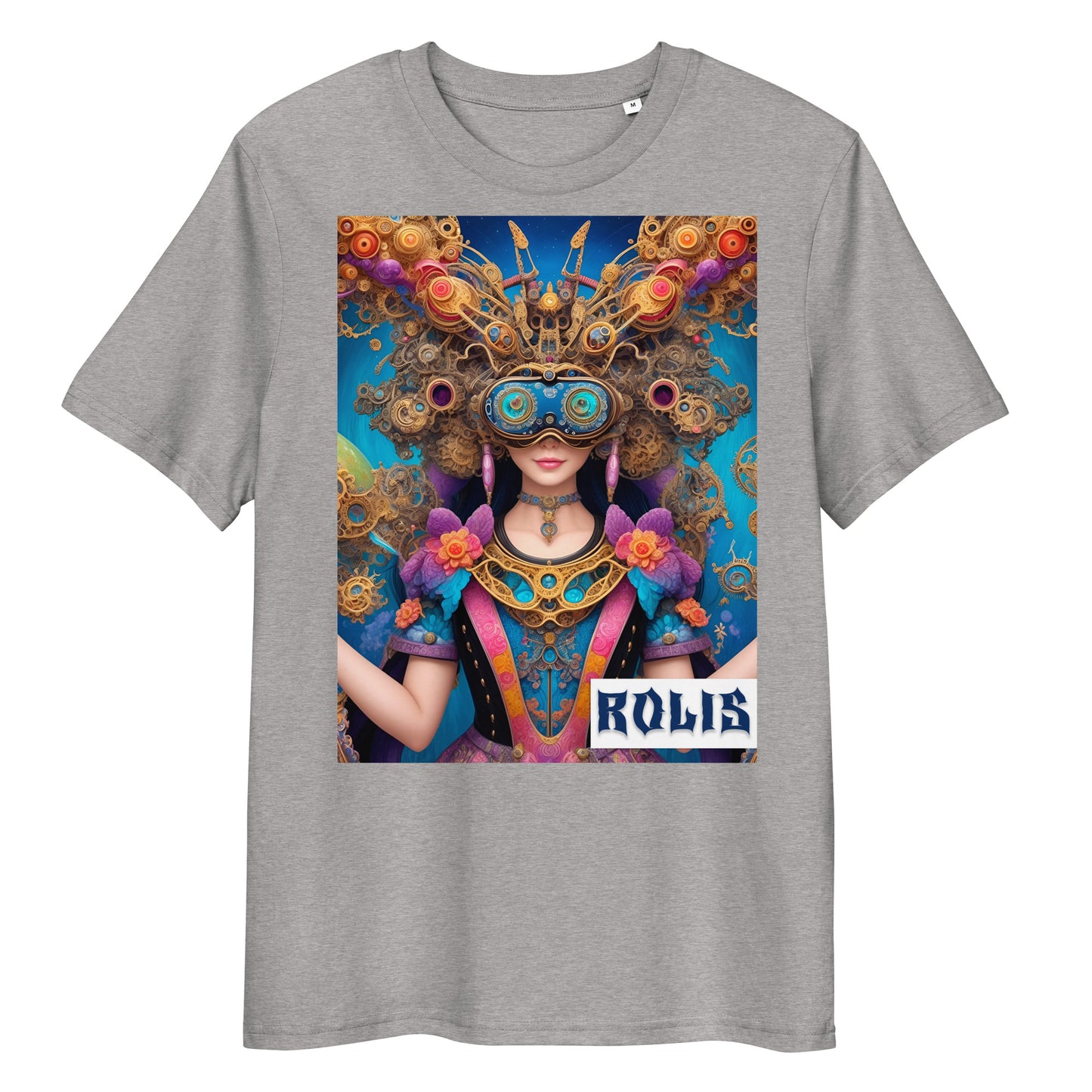 Unisex organic cotton t-shirt. Collection - ROLIS, Design - ANDRBEL STUDIO