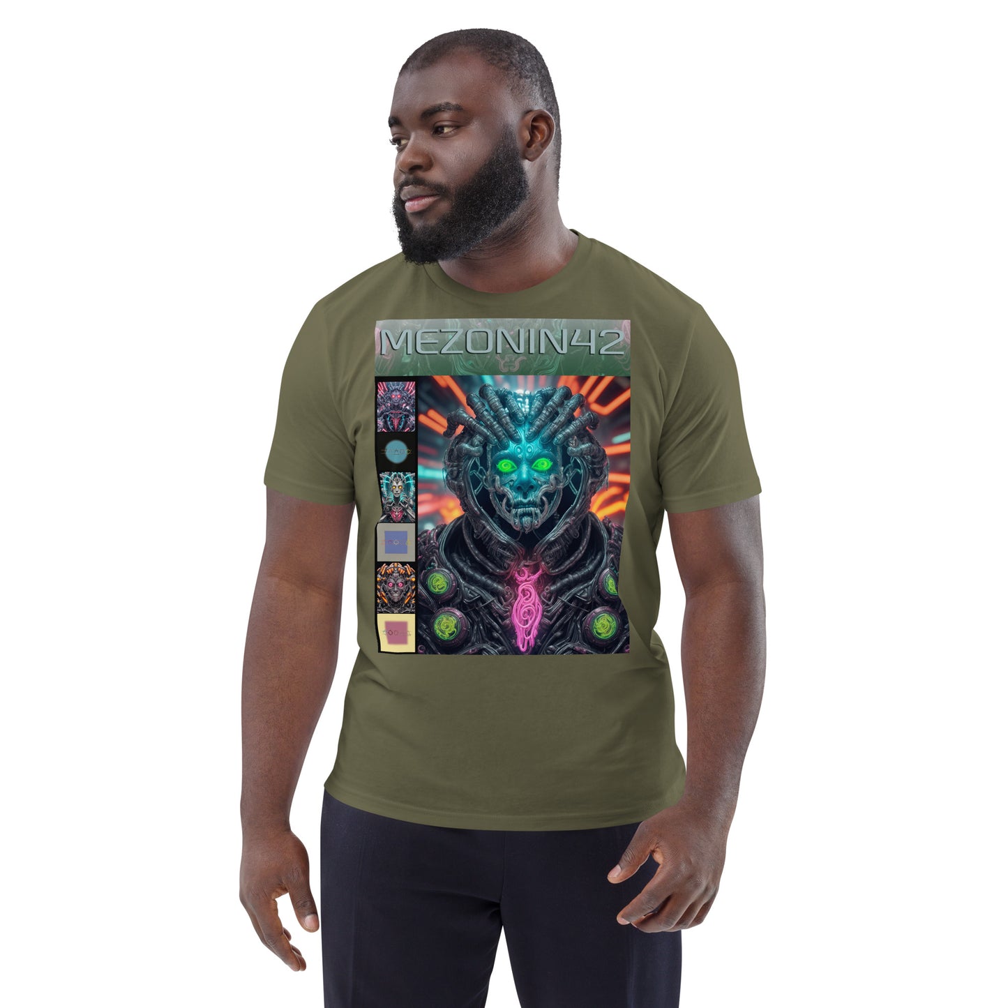 Unisex organic cotton t-shirt. Collection - MEZONIN 42, Design - ANDRBEL STUDIO