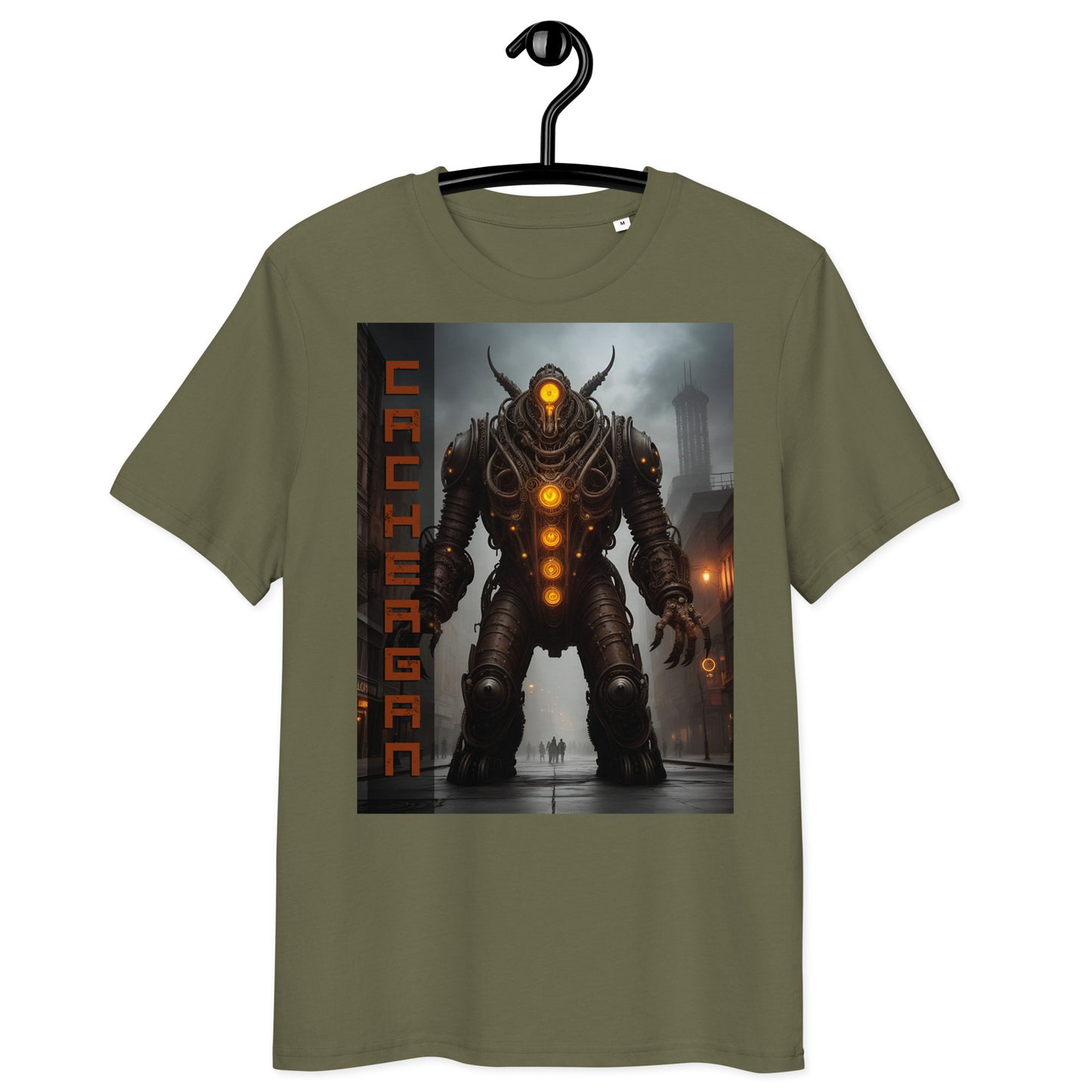 Unisex organic cotton t-shirt. Collection - Cachergan, Design - ANDRBEL STUDIO