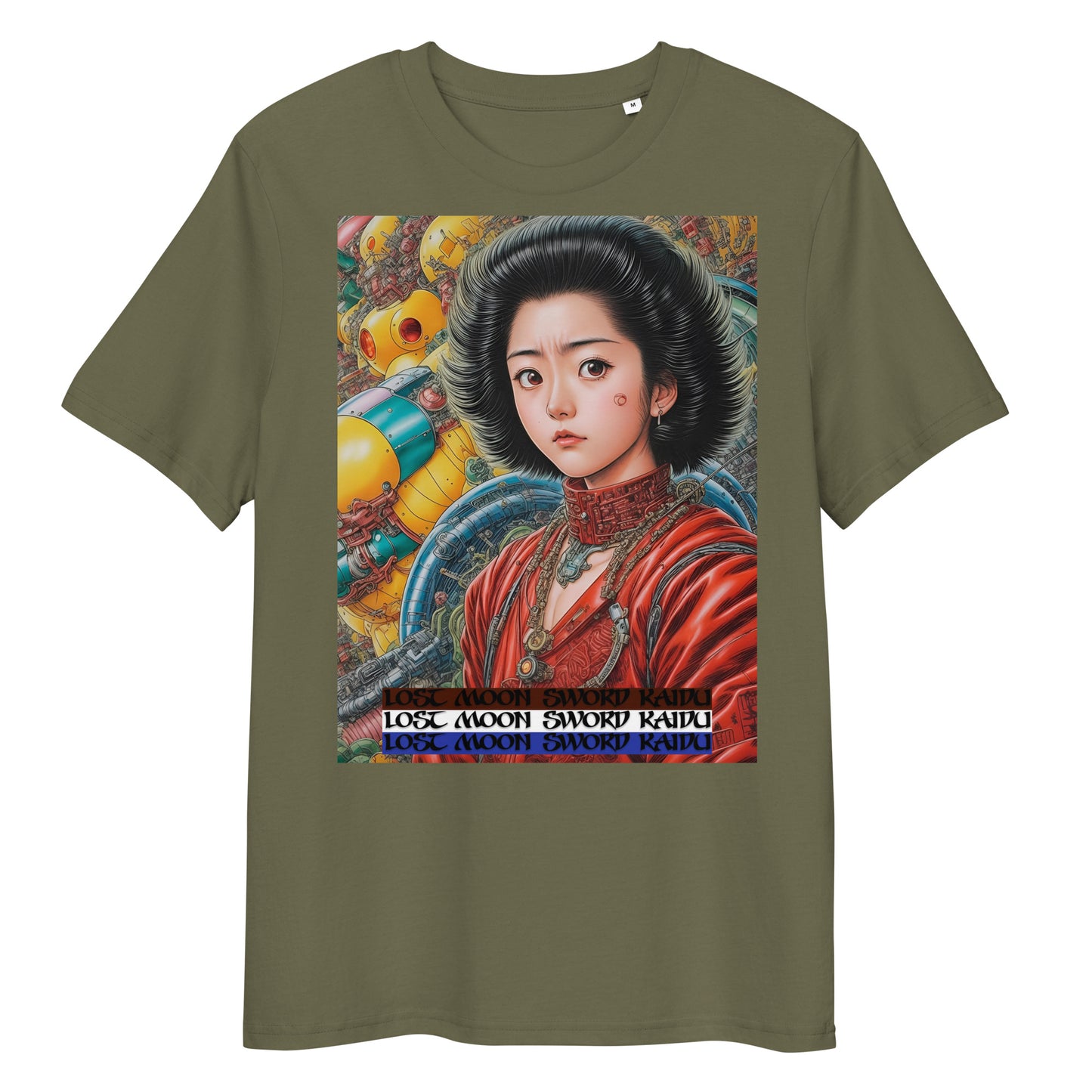 Unisex organic cotton t-shirt. Collection - Lost Moon Sword Kaidu, Design - ANDRBEL STUDIO