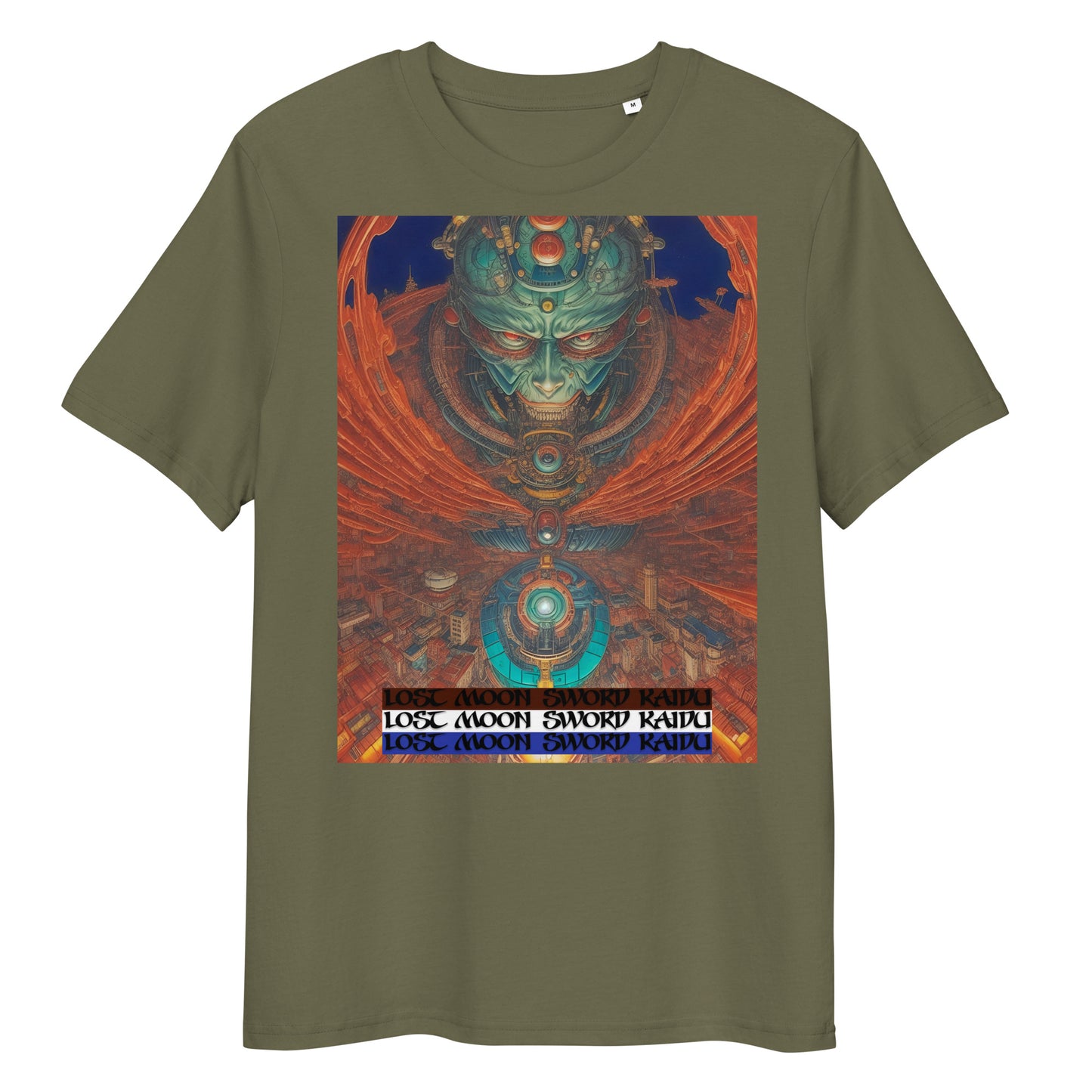 Unisex organic cotton t-shirt. Collection - Lost Moon Sword Kaidu, Design - ANDRBEL STUDIO